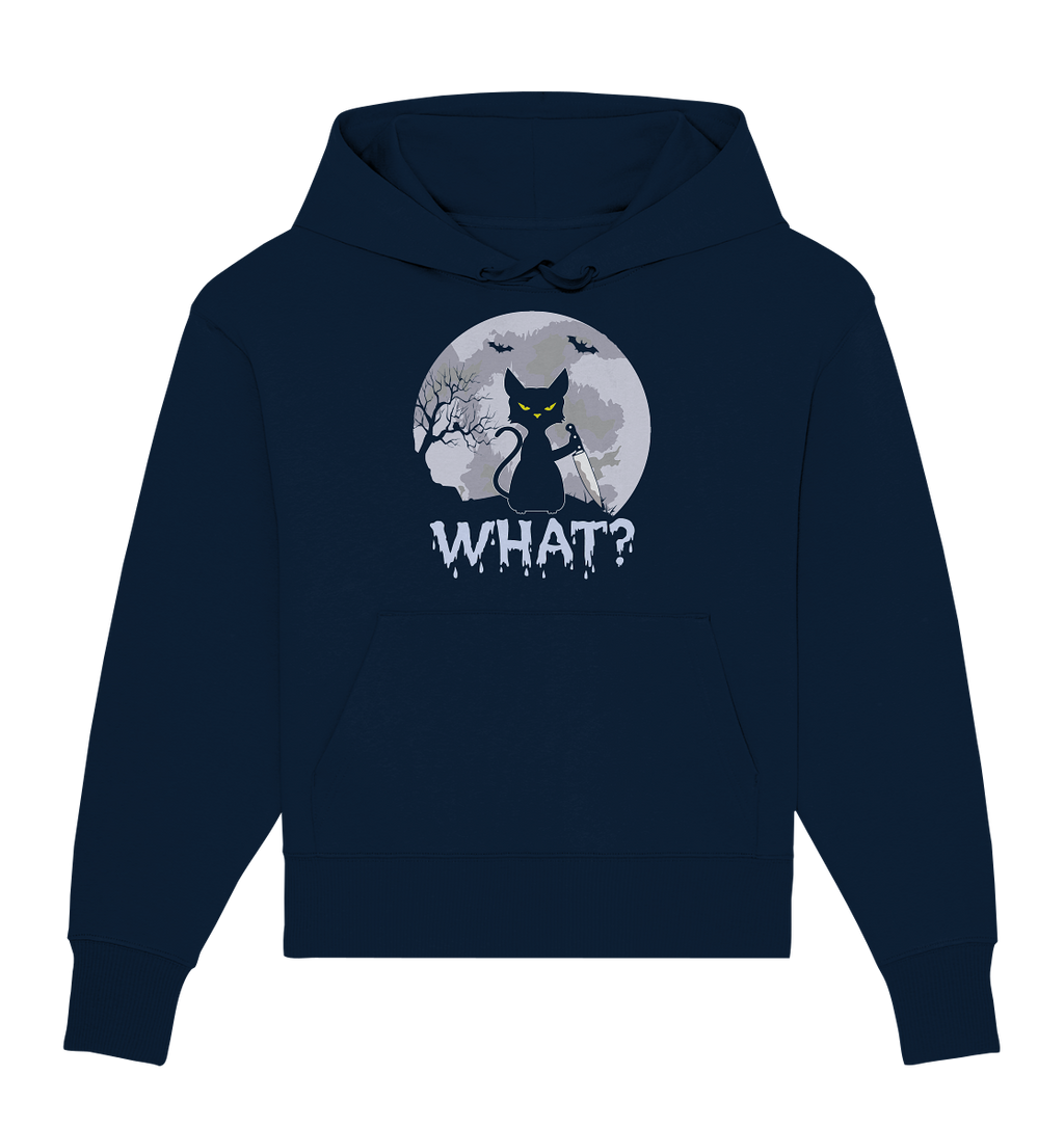 Halloween Katze Horror Lustig - Organic Oversize Hoodie