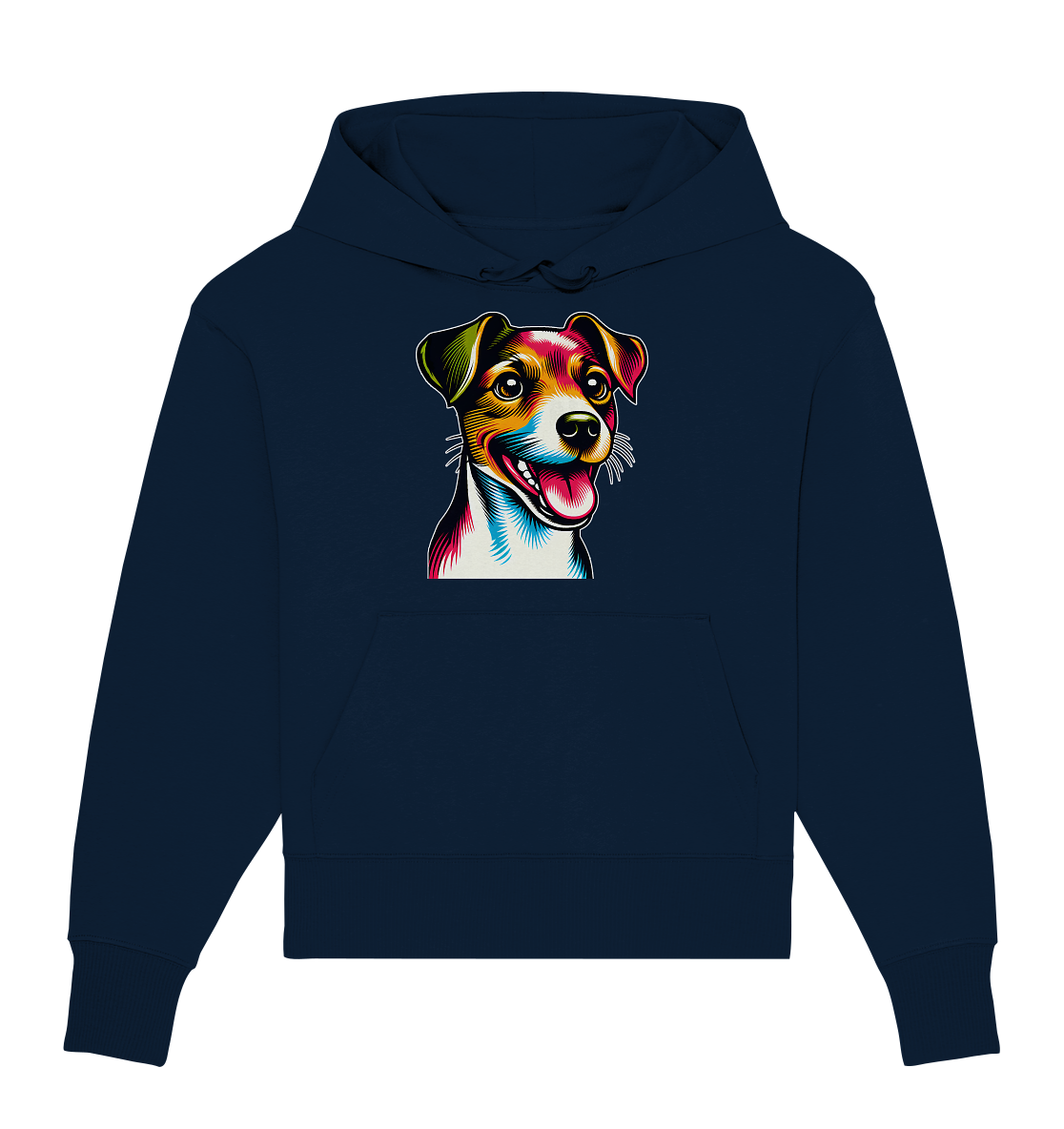 Jack Russell Terrier Pop Art - Organic Oversize Hoodie