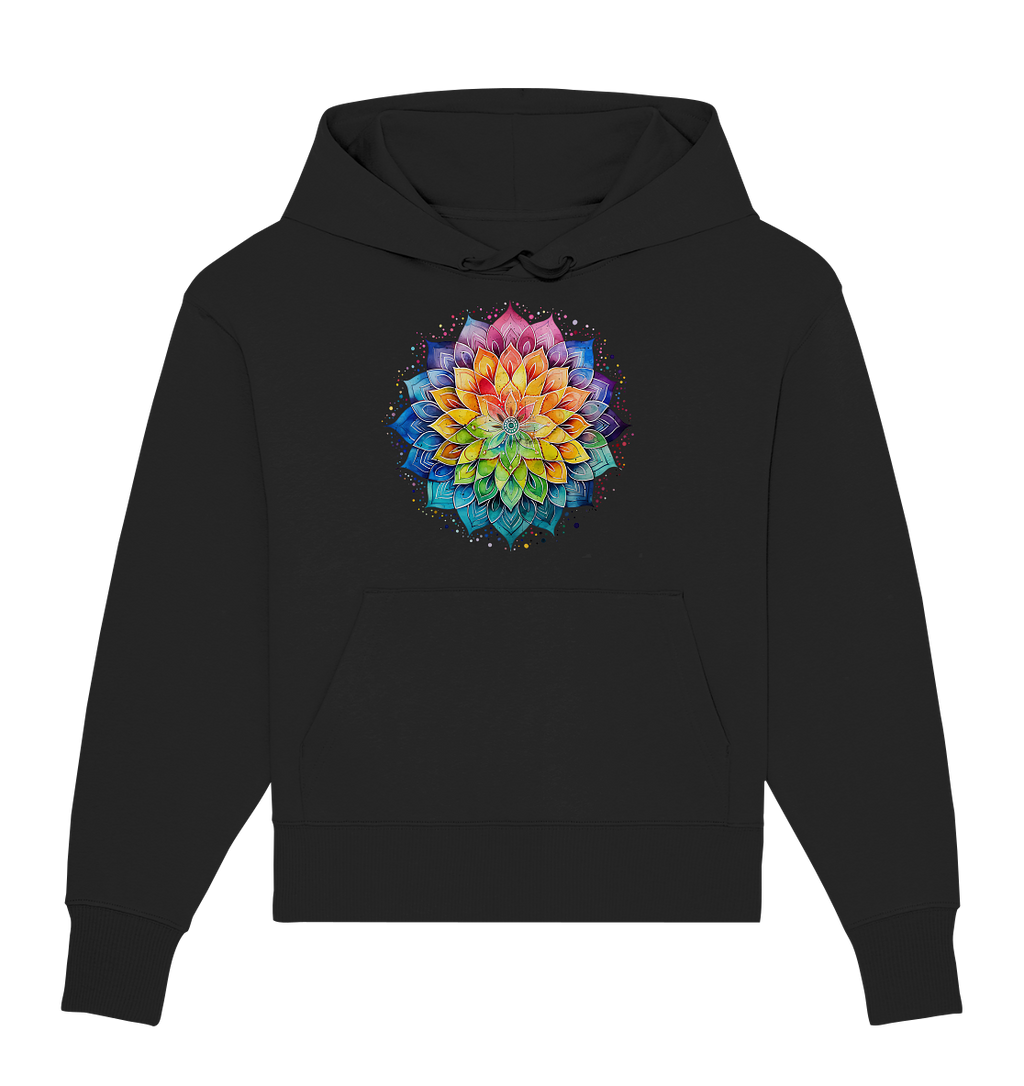 Lotus Mandala Yoga - Organic Oversize Hoodie