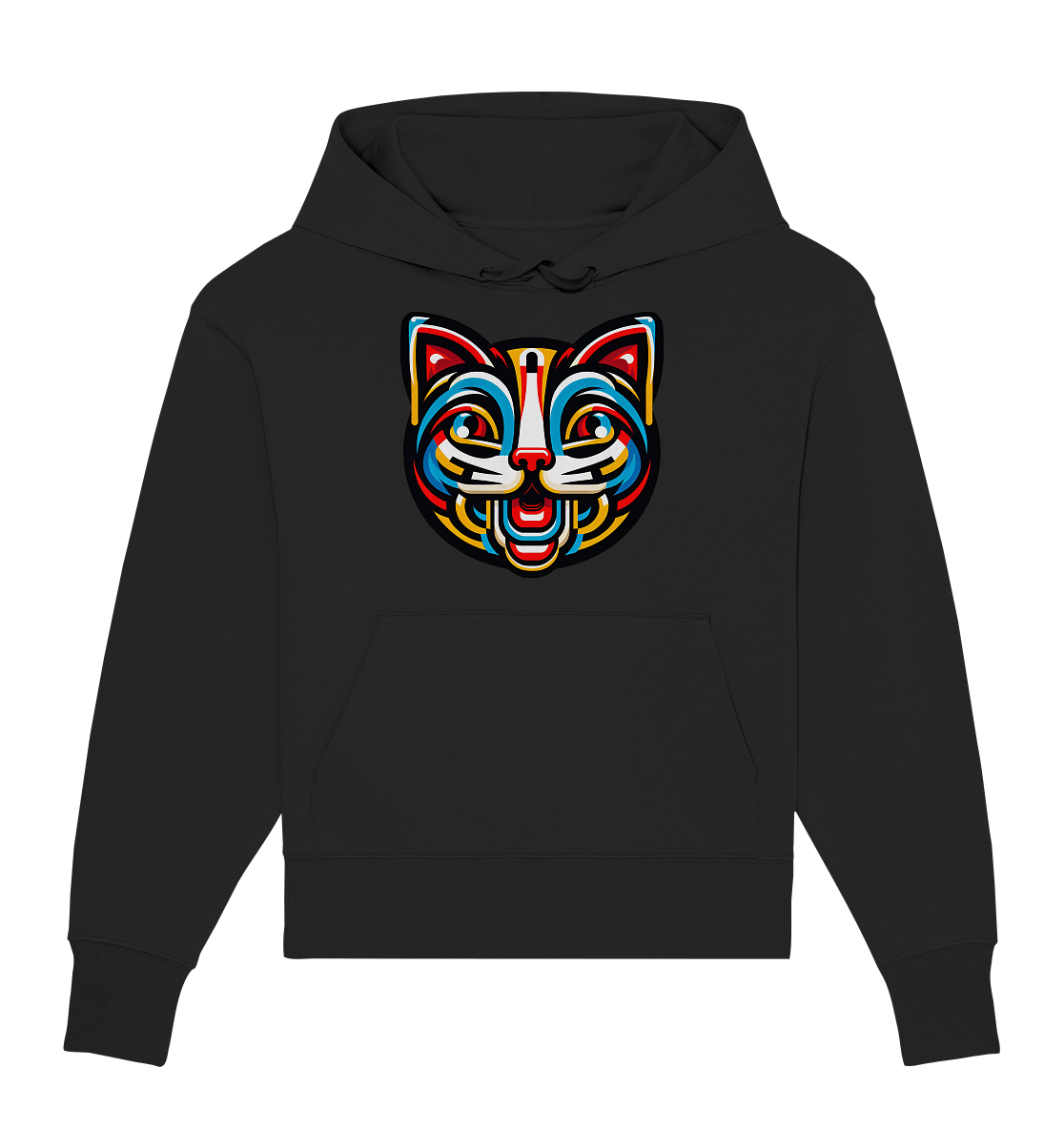 Pop Art Katze  - Organic Oversize Hoodie