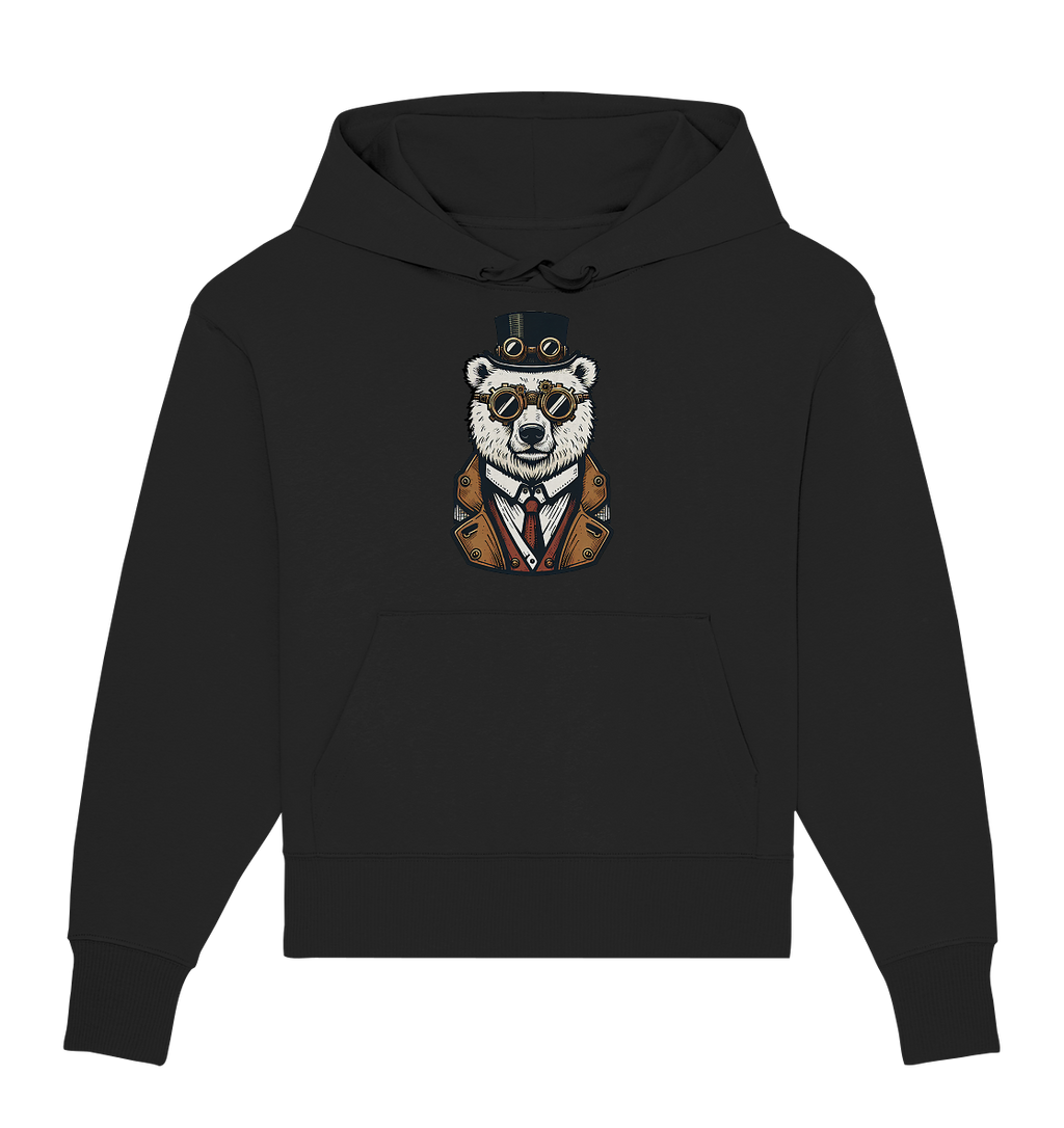 Eisbär Steampunk Polar Bear  - Organic Oversize Hoodie