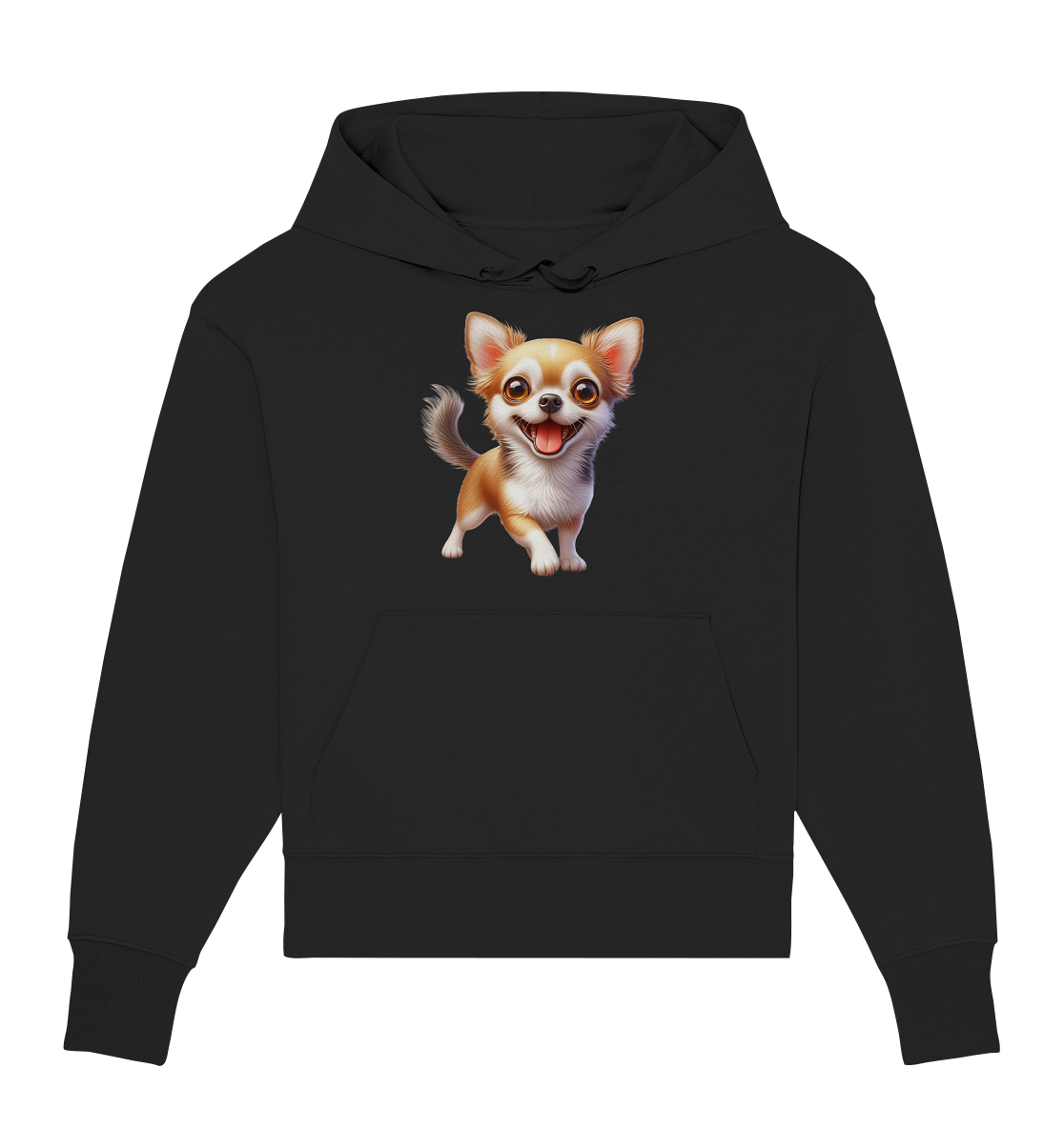 Chihuahua Cartoon - personalisierbar - Organic Oversize Hoodie