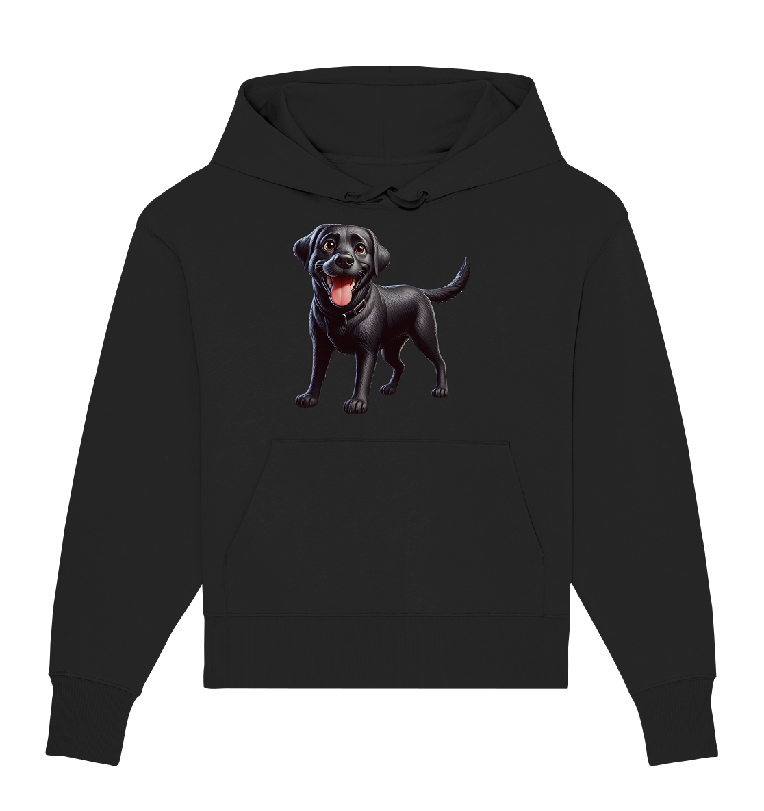 Cartoon Labrador Retreiver - personalisierbar - Organic Oversize Hoodie