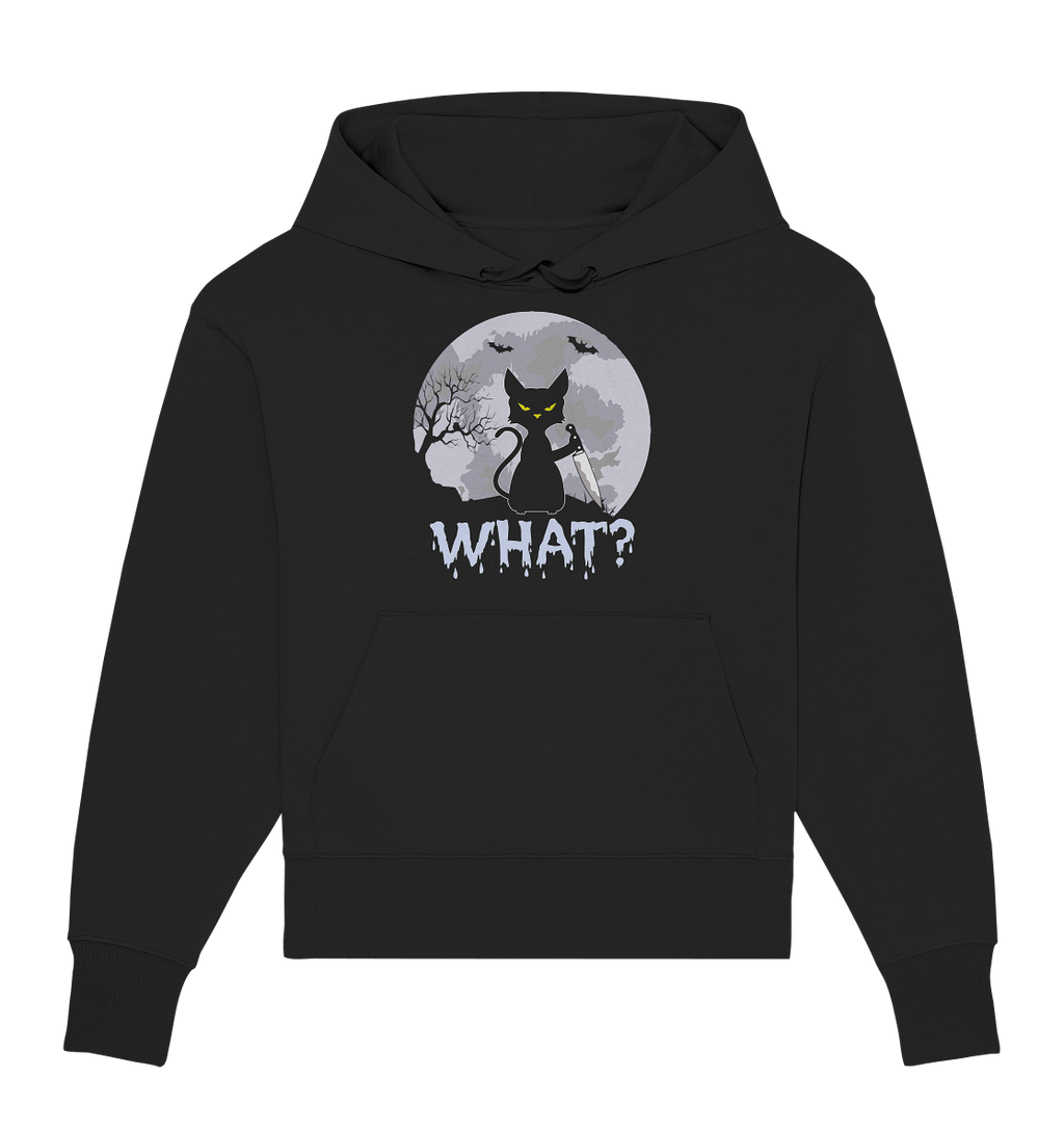 Halloween Katze Horror Lustig - Organic Oversize Hoodie