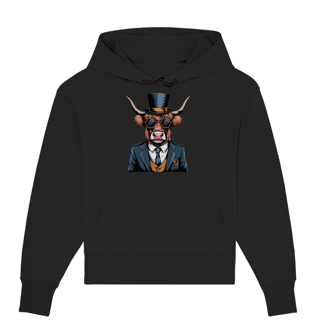 Highland Cow Steampunk - Organic Oversize Hoodie