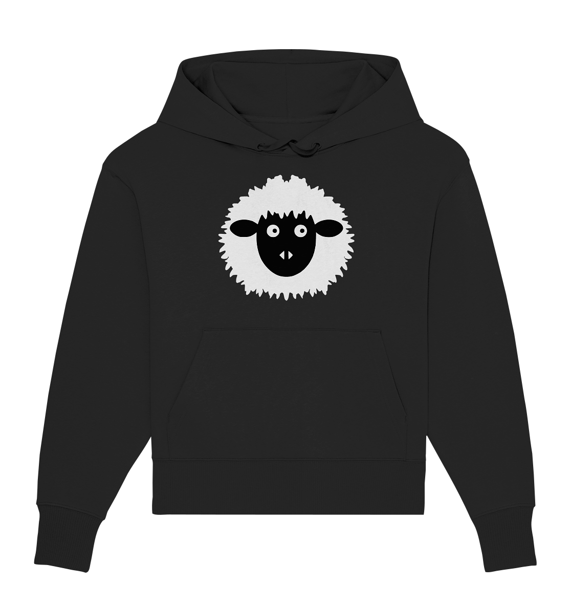 Schaf comic -personalisierbar - Organic Oversize Hoodie