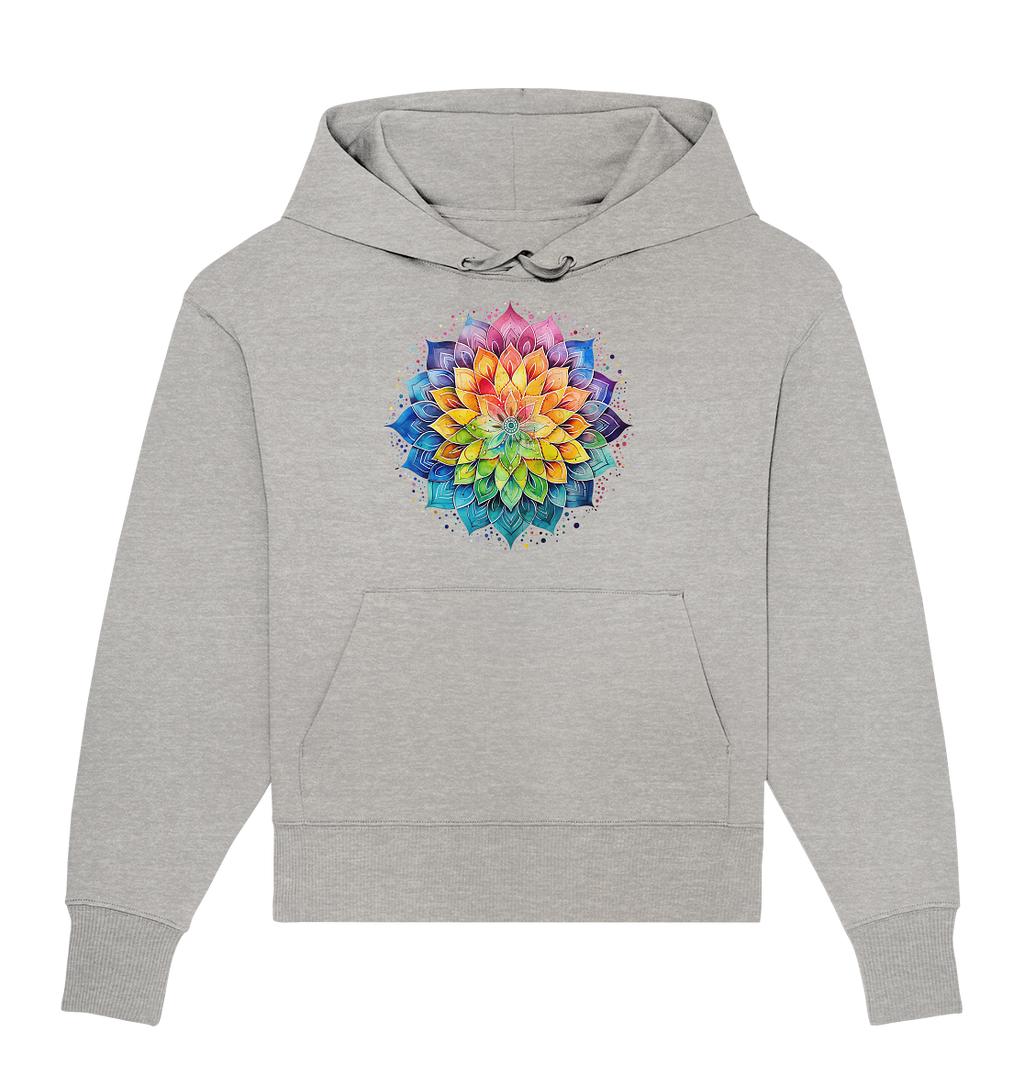 Lotus Mandala Yoga - Organic Oversize Hoodie