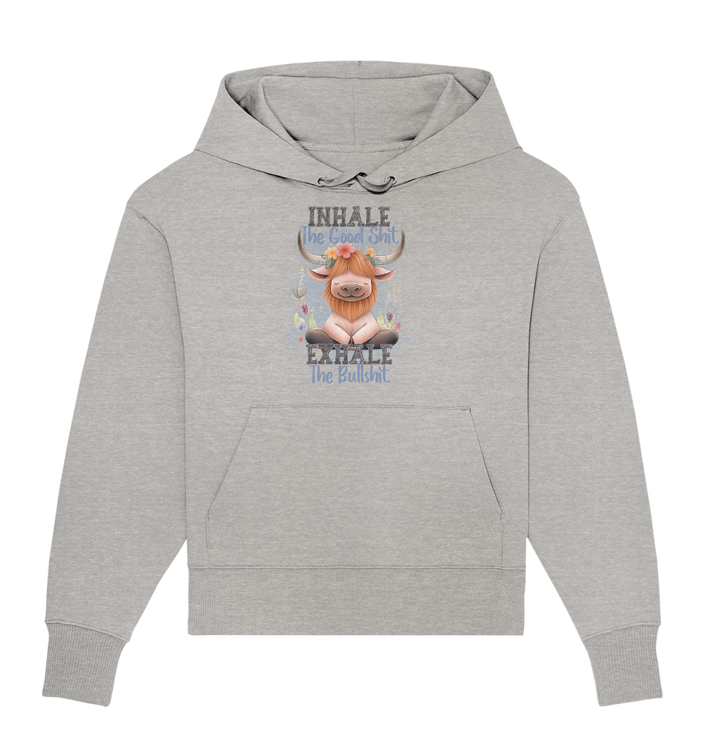 Yoga Highland Kuh - Organic Oversize Hoodie