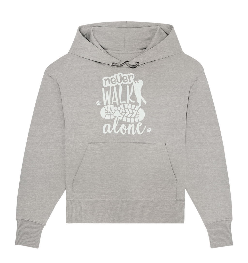 Hundefreunde You never walk alone - personalisierbar - Organic Oversize Hoodie