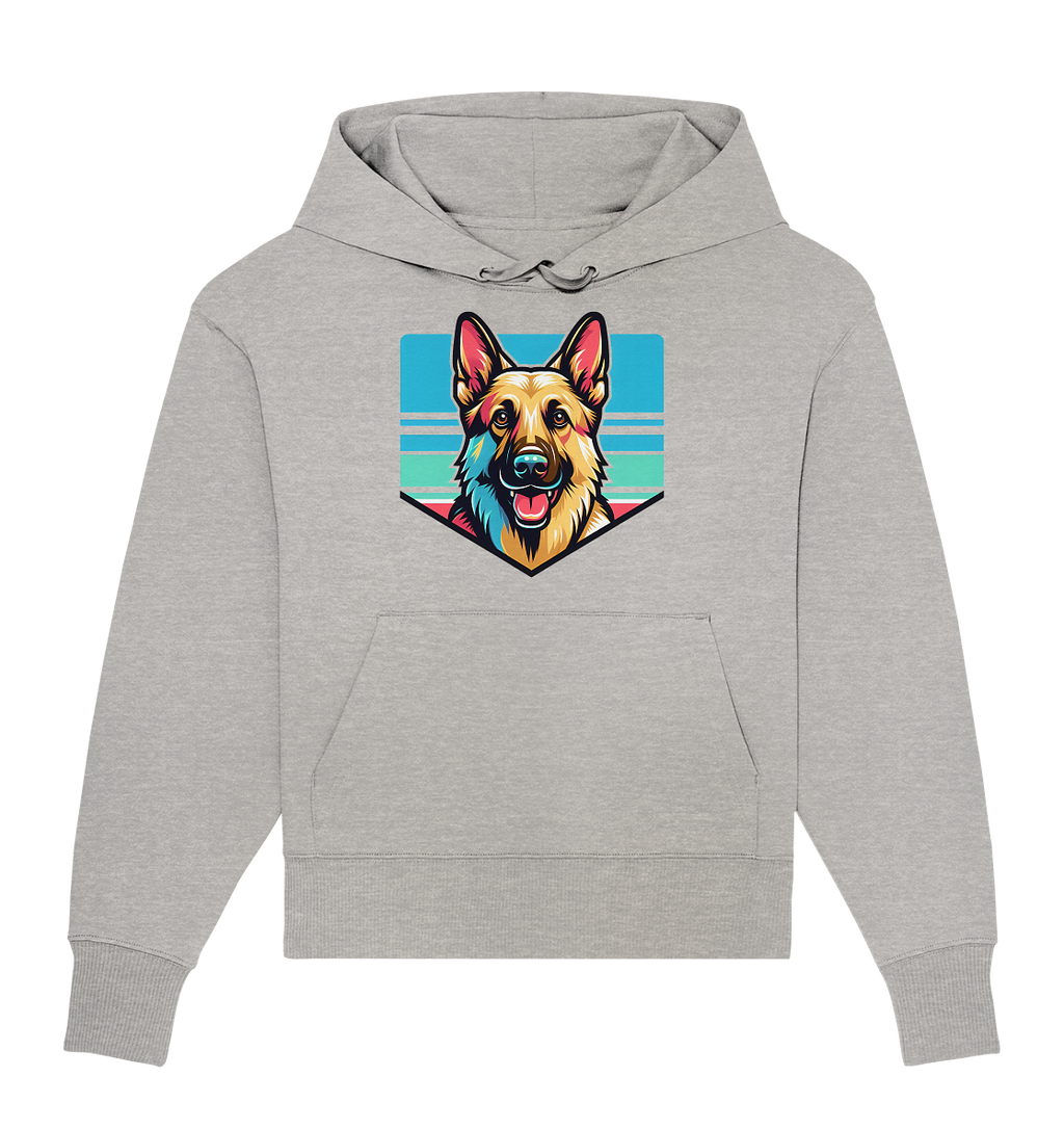 Schäferhund Pop Art - personalisierbar - Organic Oversize Hoodie
