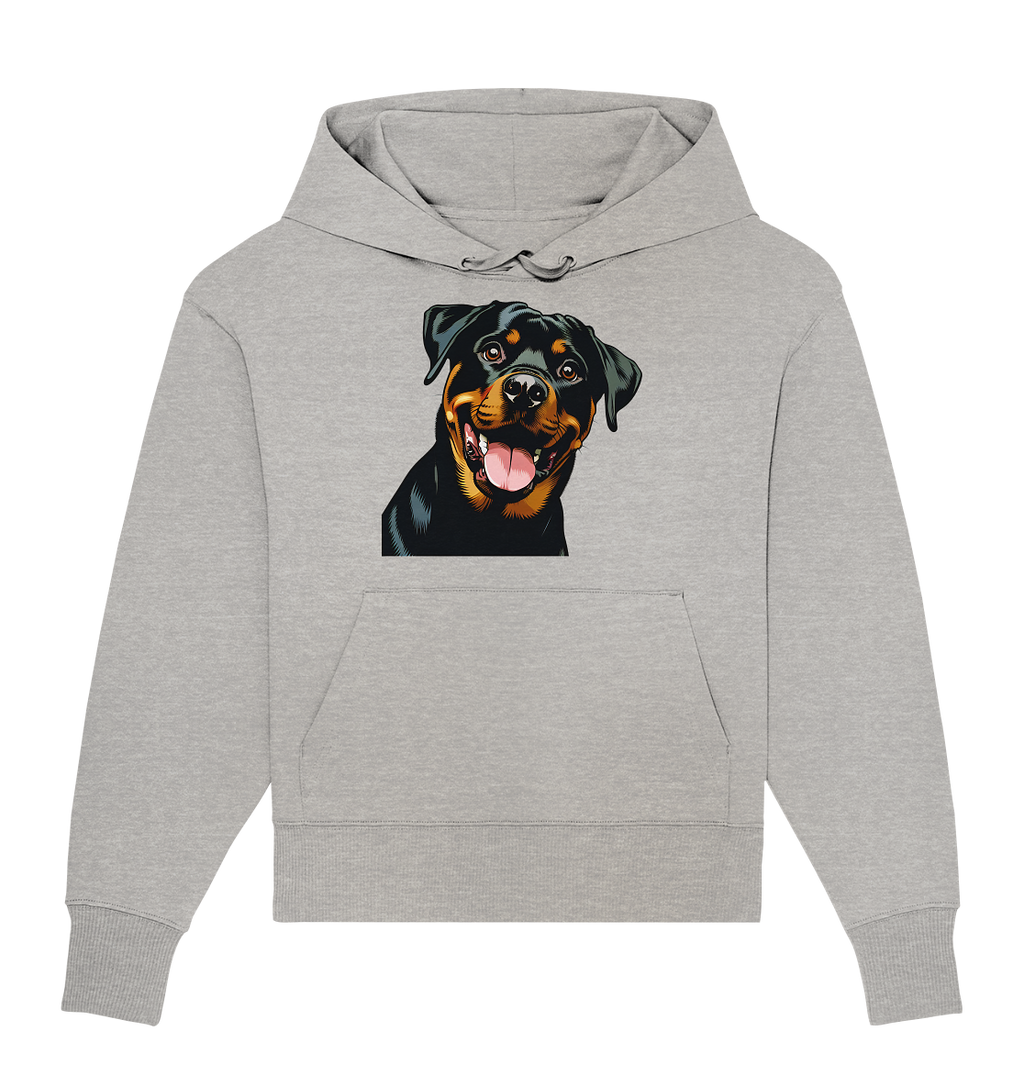 Rottweiler  Comic - personalisierbar - Organic Oversize Hoodie