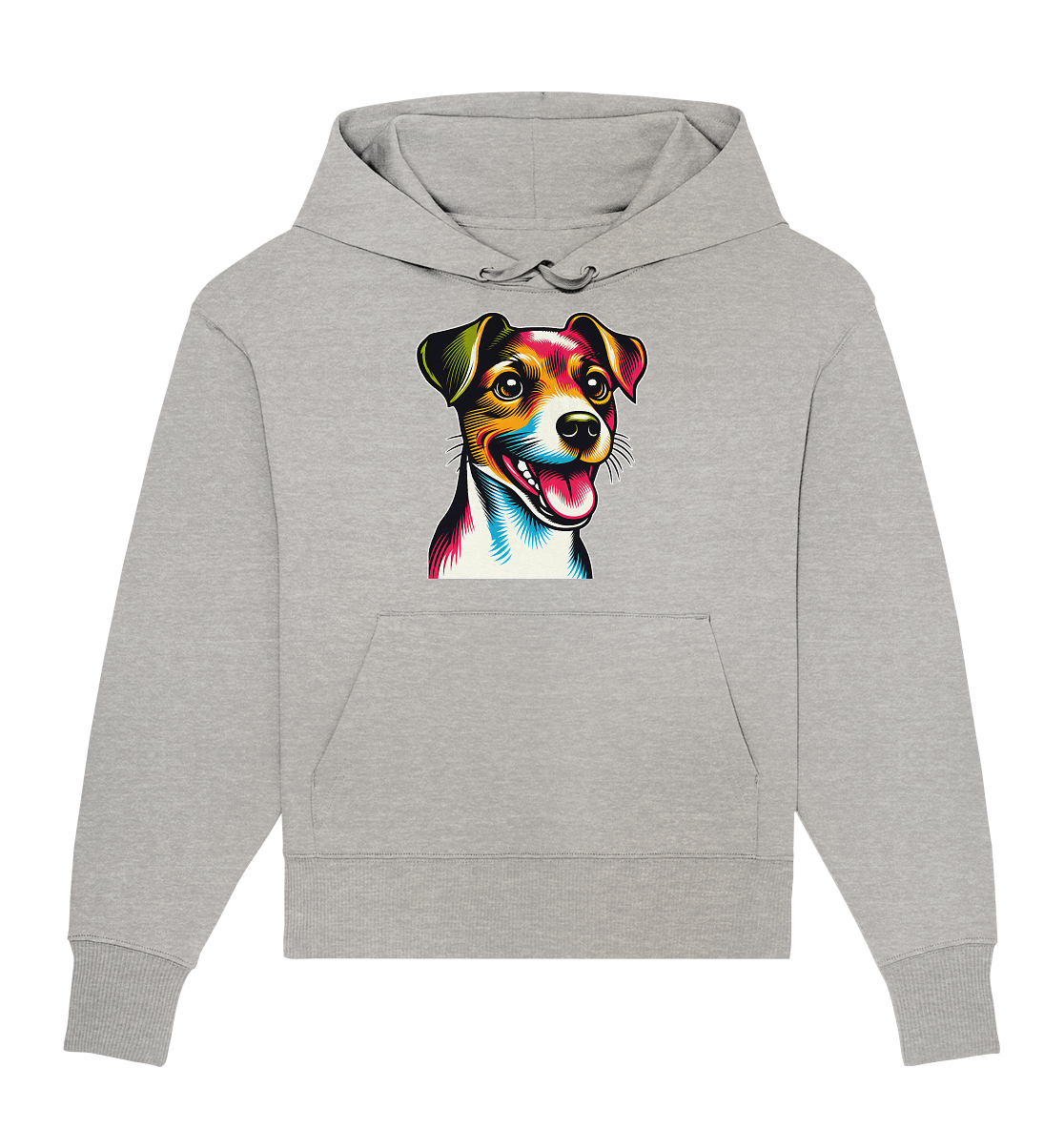 Jack Russell Terrier Pop Art - Organic Oversize Hoodie