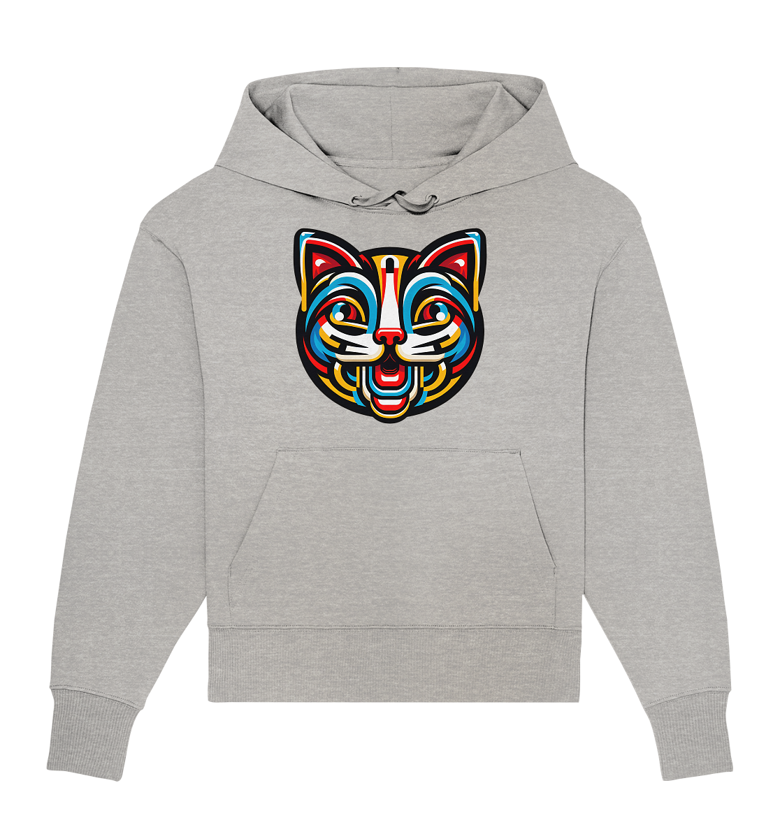 Pop Art Katze  - Organic Oversize Hoodie