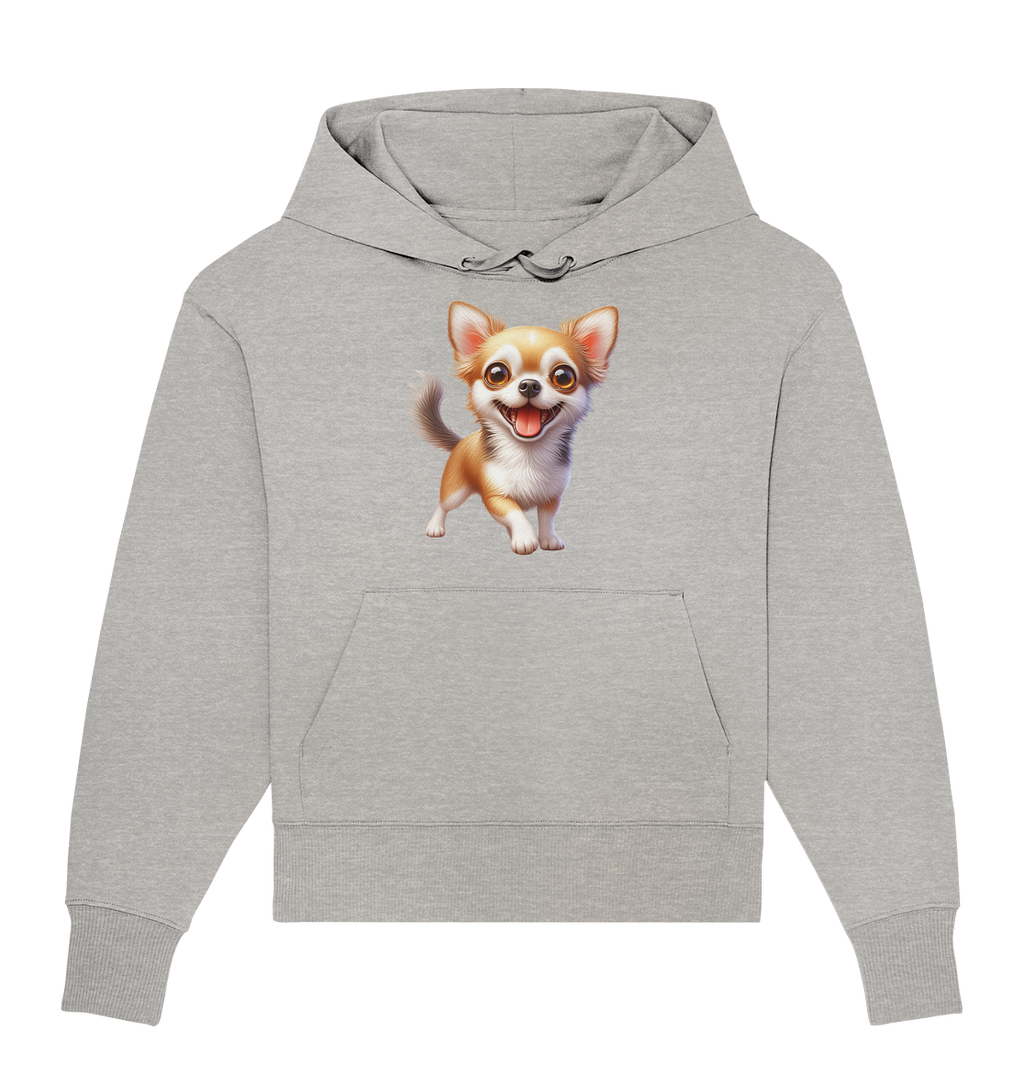Chihuahua Cartoon - personalisierbar - Organic Oversize Hoodie