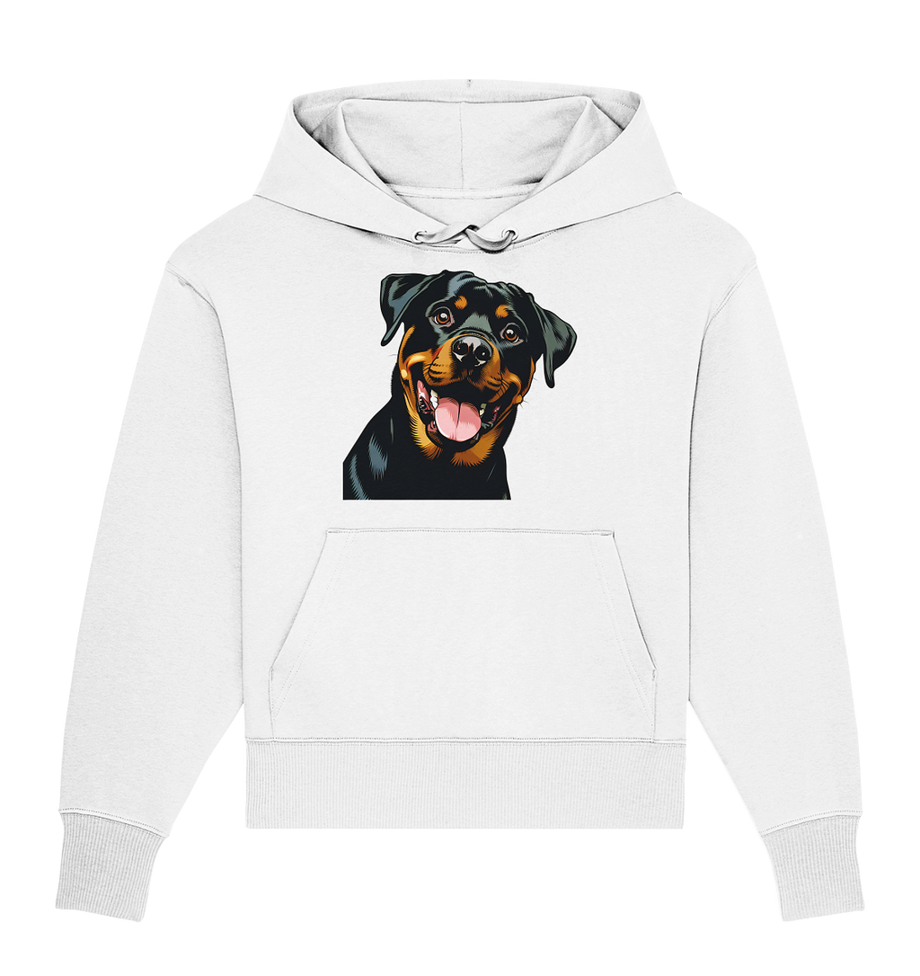 Rottweiler  Comic - personalisierbar - Organic Oversize Hoodie