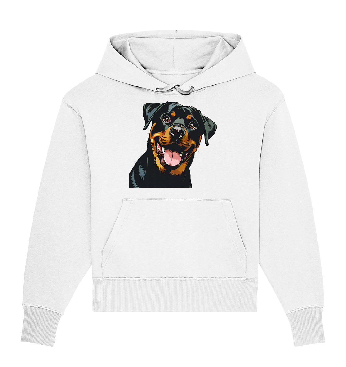 Rottweiler  Comic - personalisierbar - Organic Oversize Hoodie
