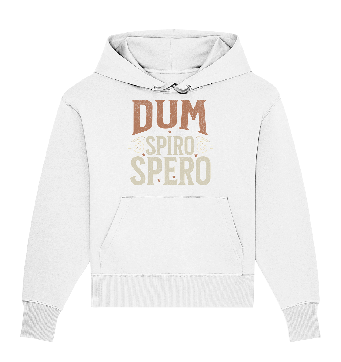 Dum Spiro Spero - Solange ich atme, hoffe ich - Organic Oversize Hoodie