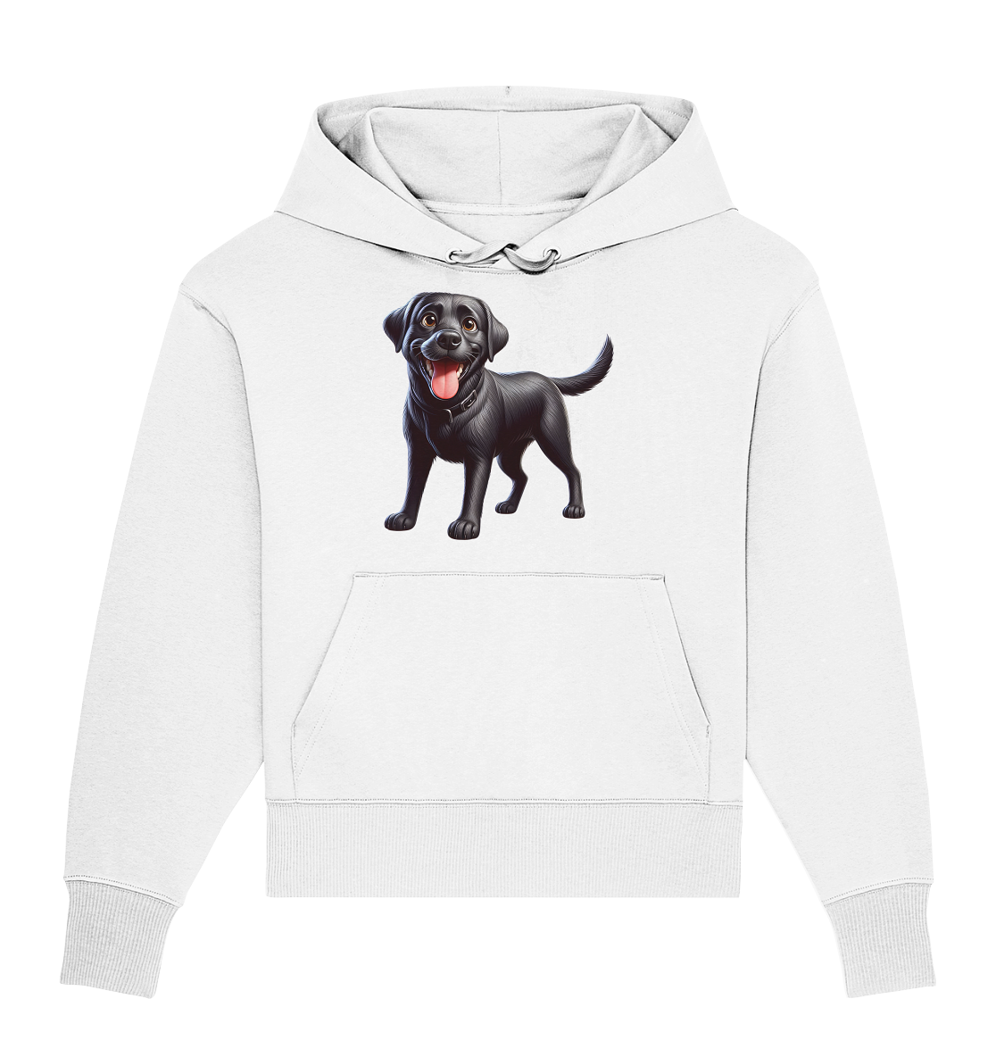 Cartoon Labrador Retreiver - personalisierbar - Organic Oversize Hoodie