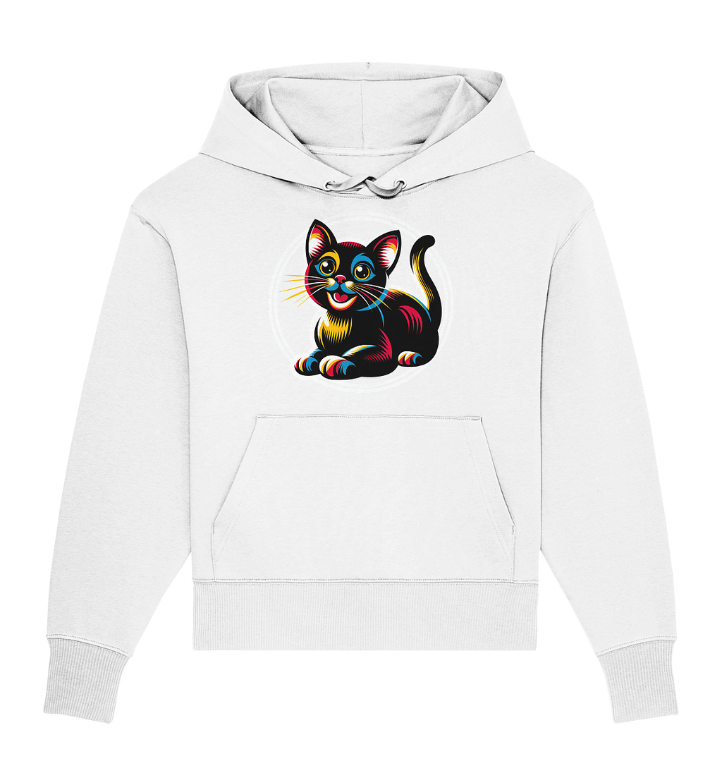 Kätzchen Pop Art - personalisierbar - Organic Oversize Hoodie