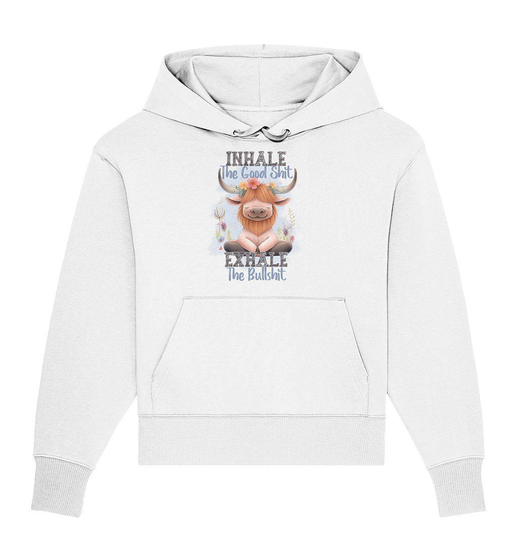 Yoga Highland Kuh - Organic Oversize Hoodie