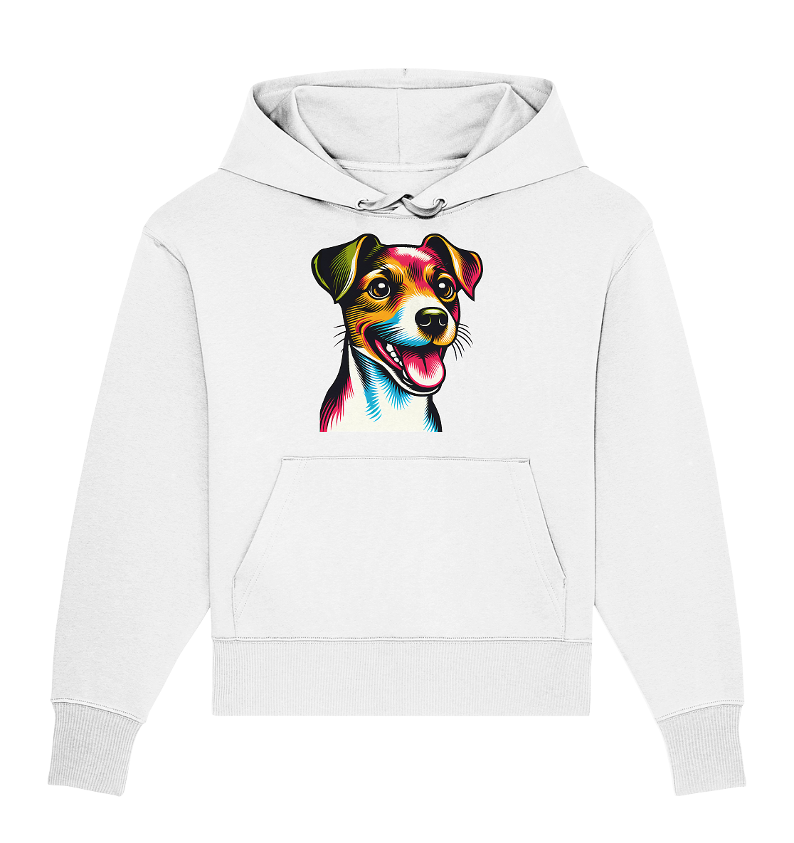 Jack Russell Terrier Pop Art - Organic Oversize Hoodie