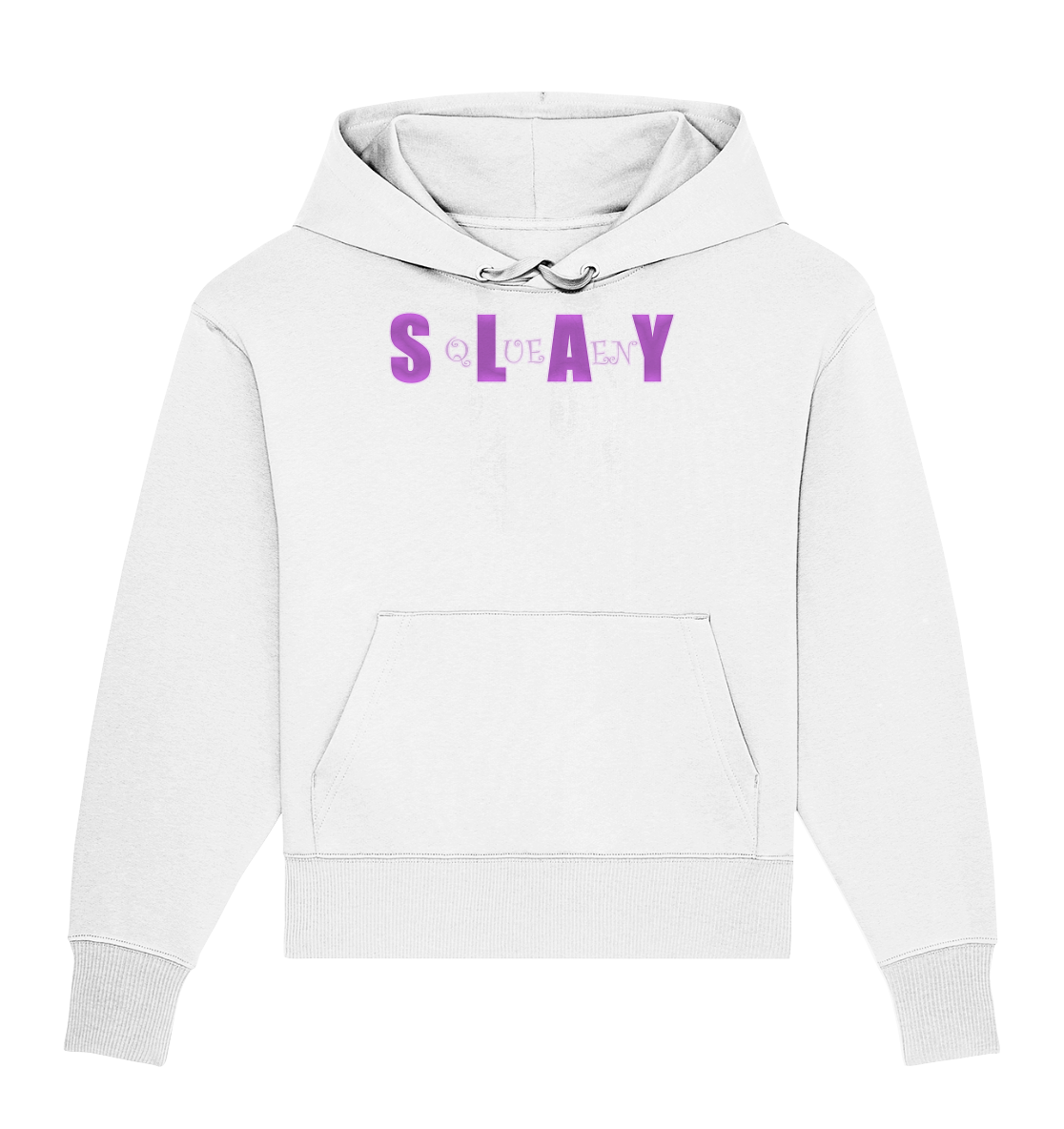 Slay Queen - personalisierbar - Organic Oversize Hoodie