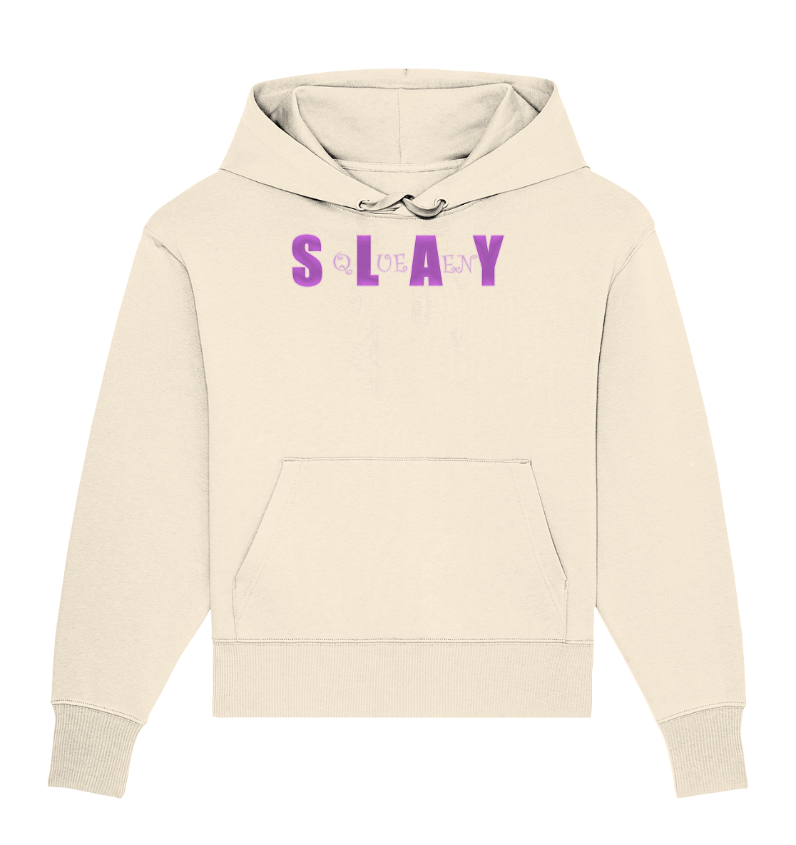 Slay Queen - personalisierbar - Organic Oversize Hoodie