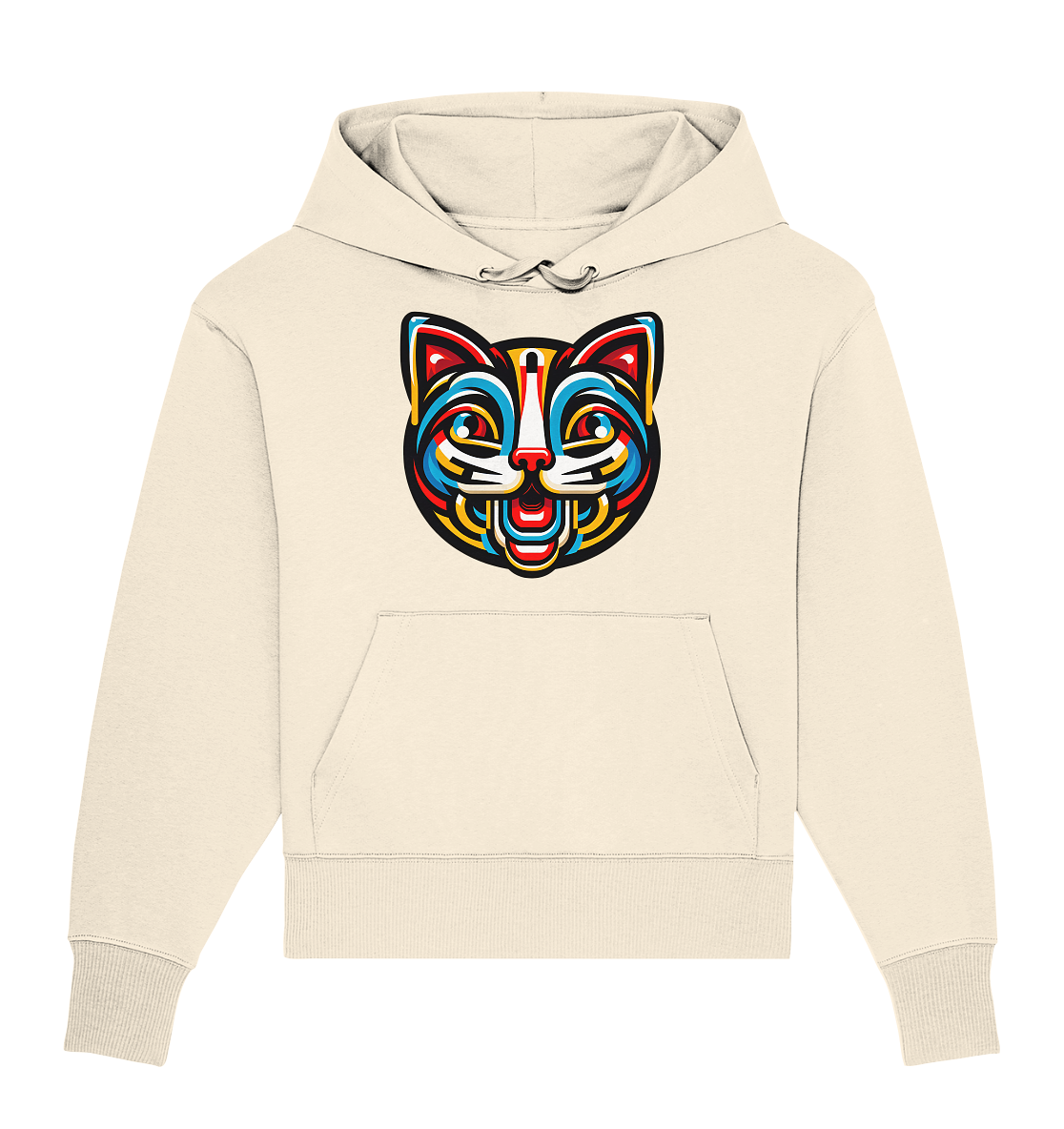 Pop Art Katze  - Organic Oversize Hoodie