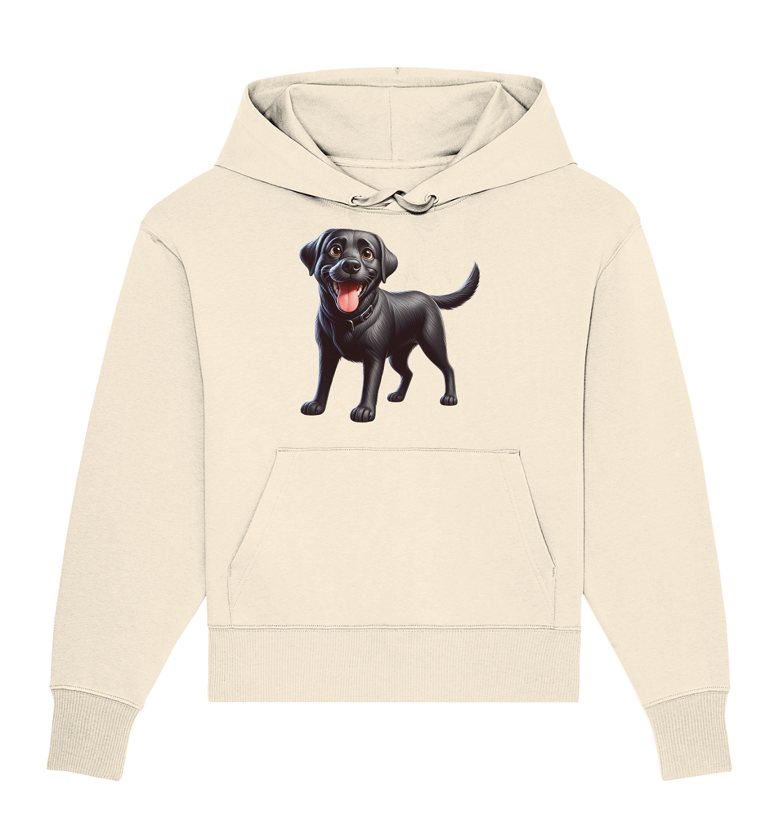 Cartoon Labrador Retreiver - personalisierbar - Organic Oversize Hoodie