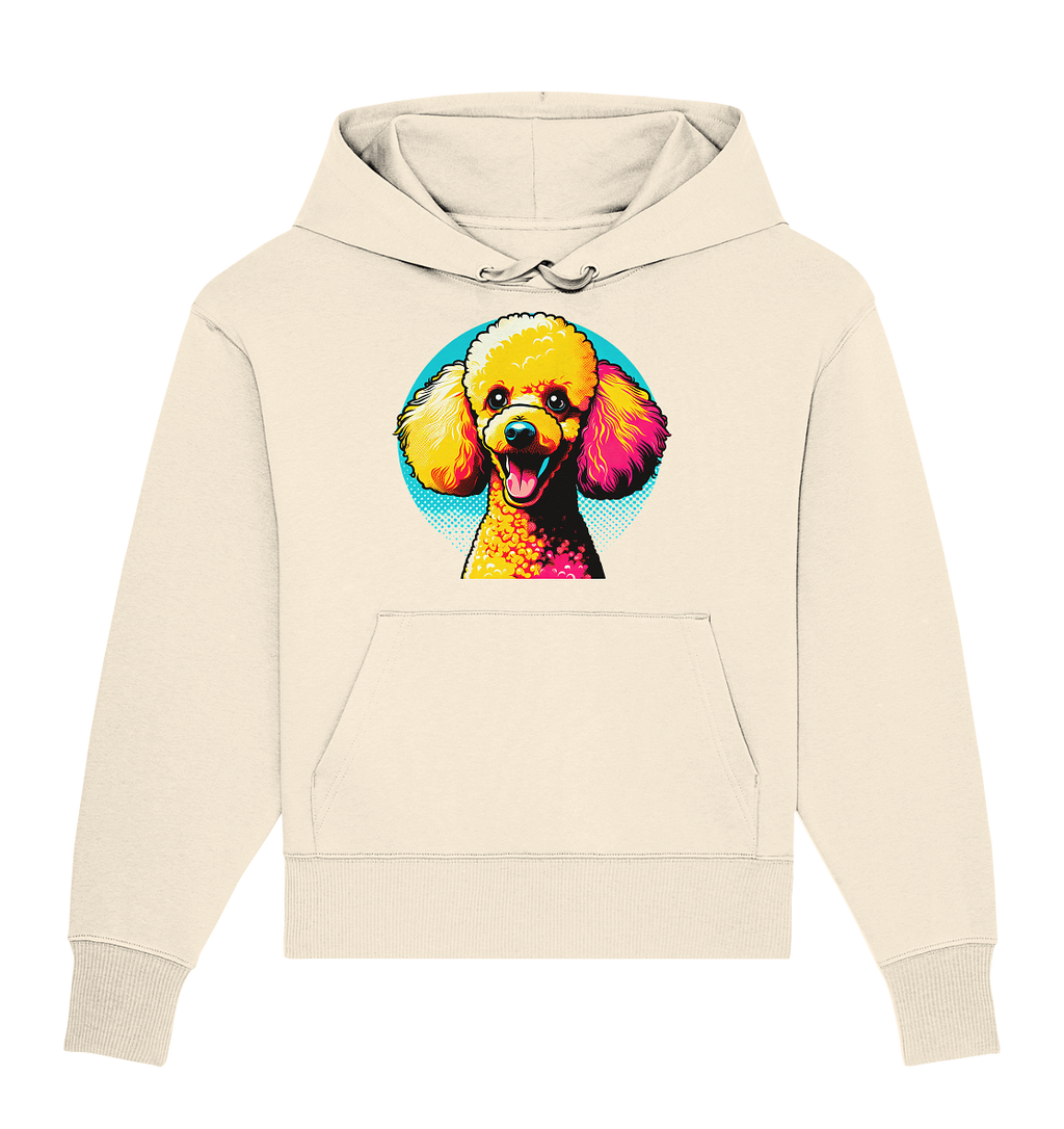 Pudel Pop Art - personalisierbar - Organic Oversize Hoodie