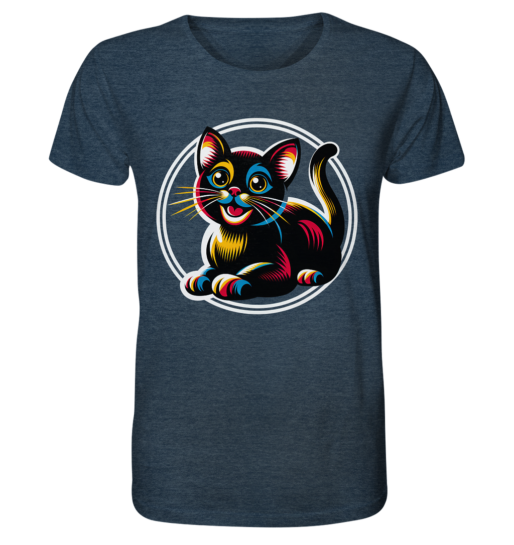 Kätzchen Pop Art - personalisierbar - Organic Shirt