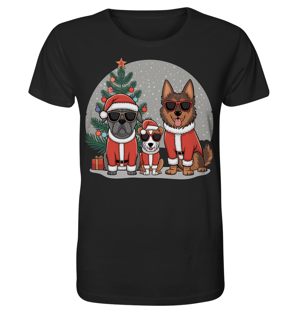 Ugly Christmas Weihnachts Hunde  - Organic Shirt
