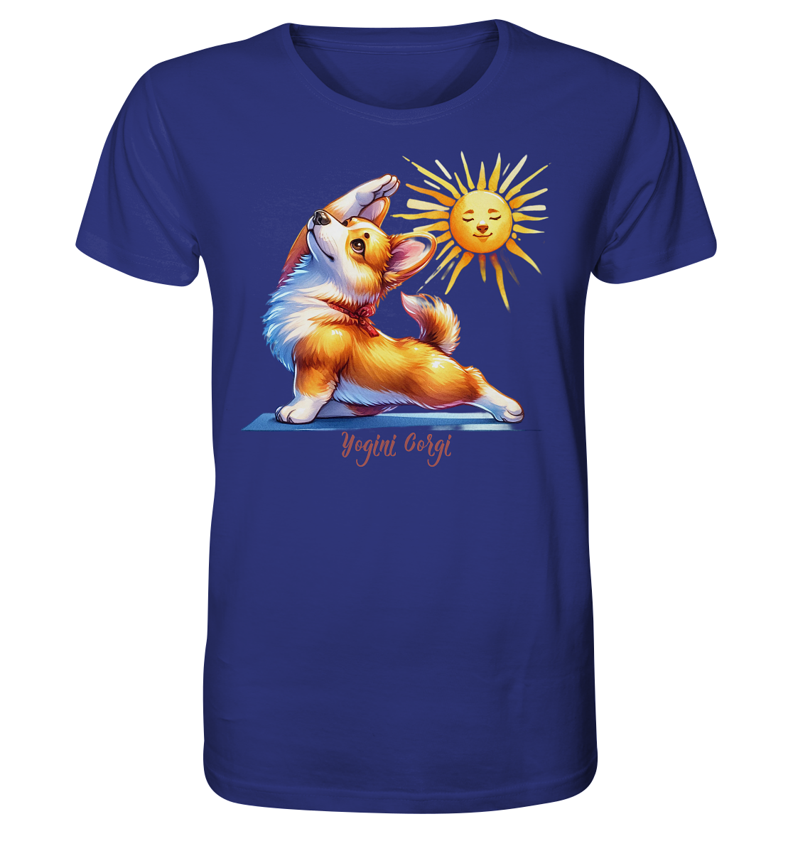 Yoga Corgi Hund yogini Gorgi - personalisierbar - Organic Shirt