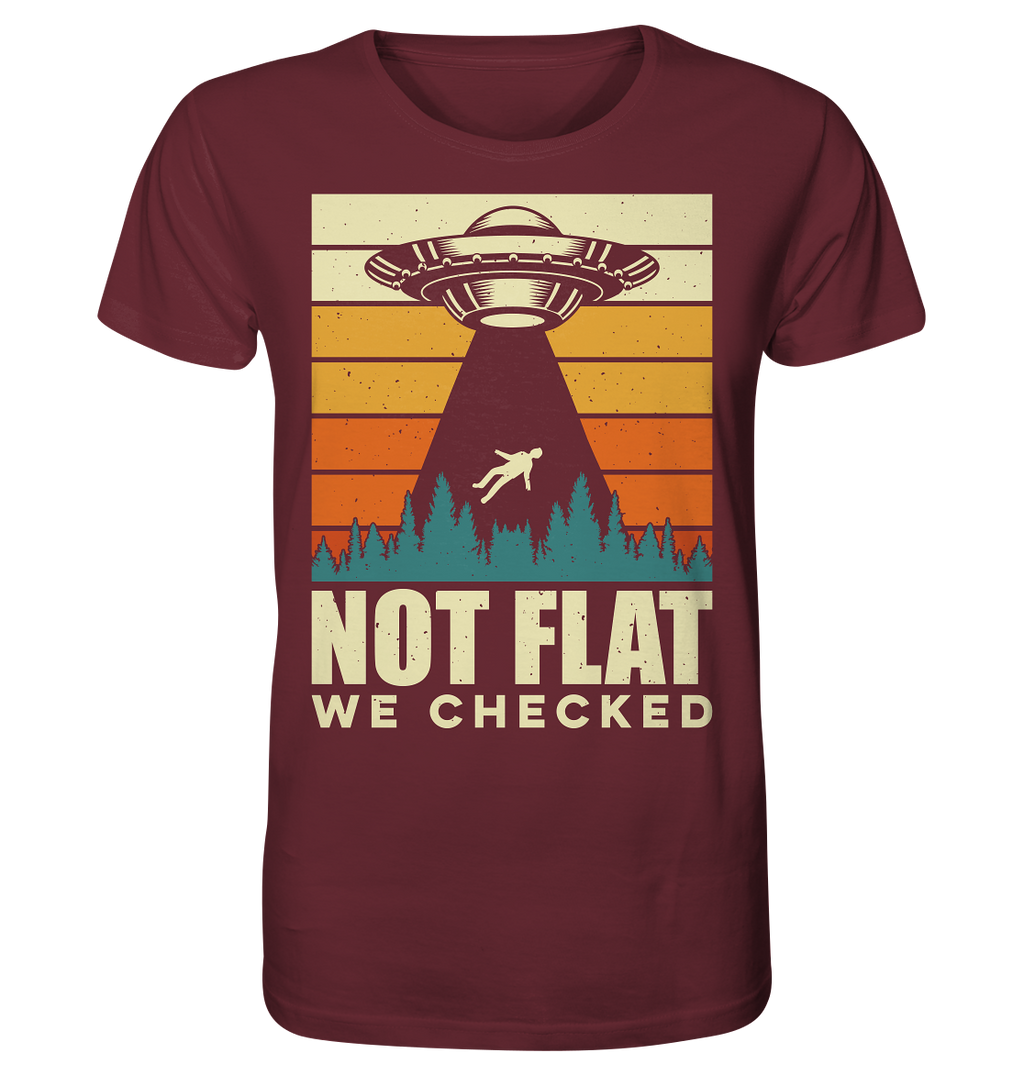 Erde - Not Flat we checked  - Organic Shirt