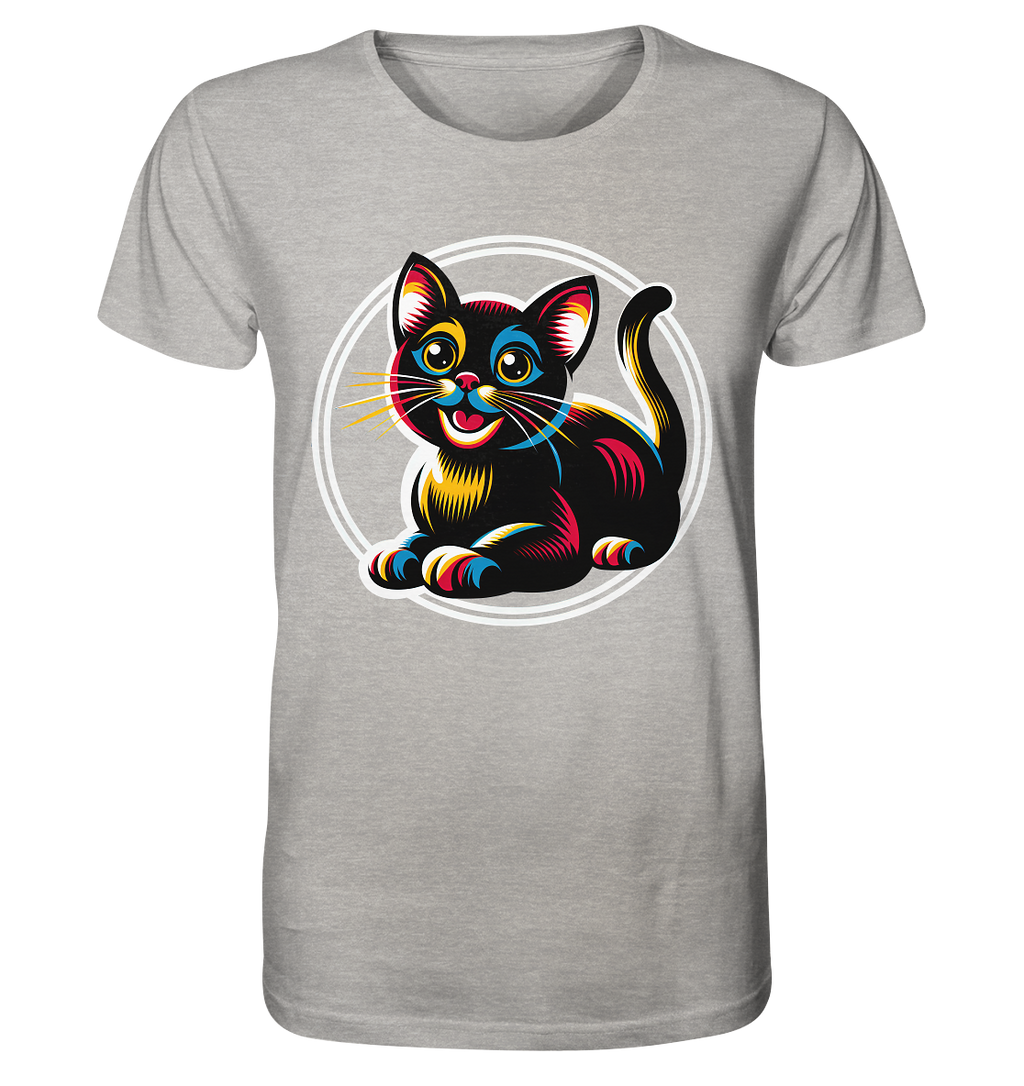 Kätzchen Pop Art - personalisierbar - Organic Shirt