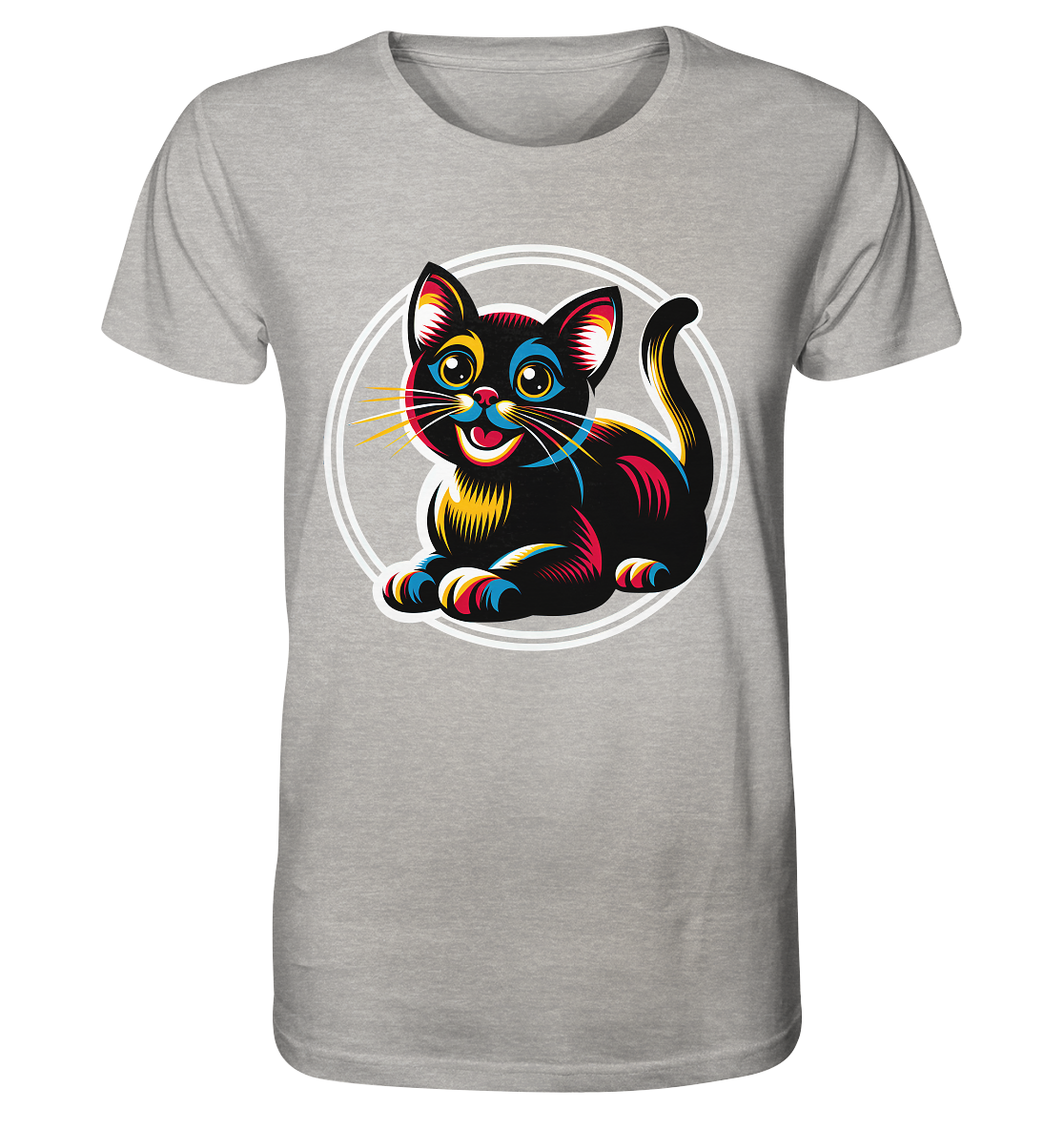 Kätzchen Pop Art - personalisierbar - Organic Shirt