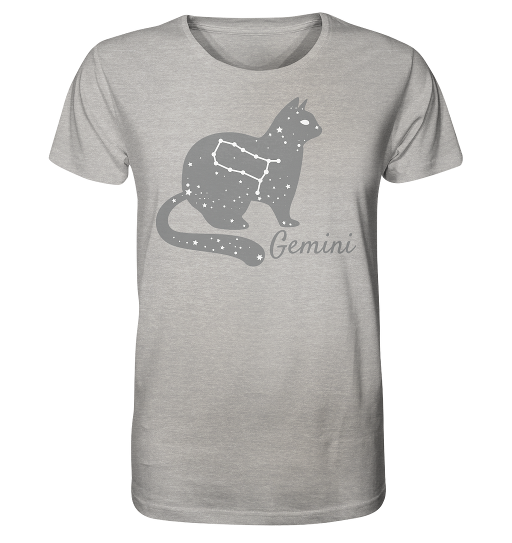 Sternzeichen Katze Zwilling - personalisierbar - Organic Shirt