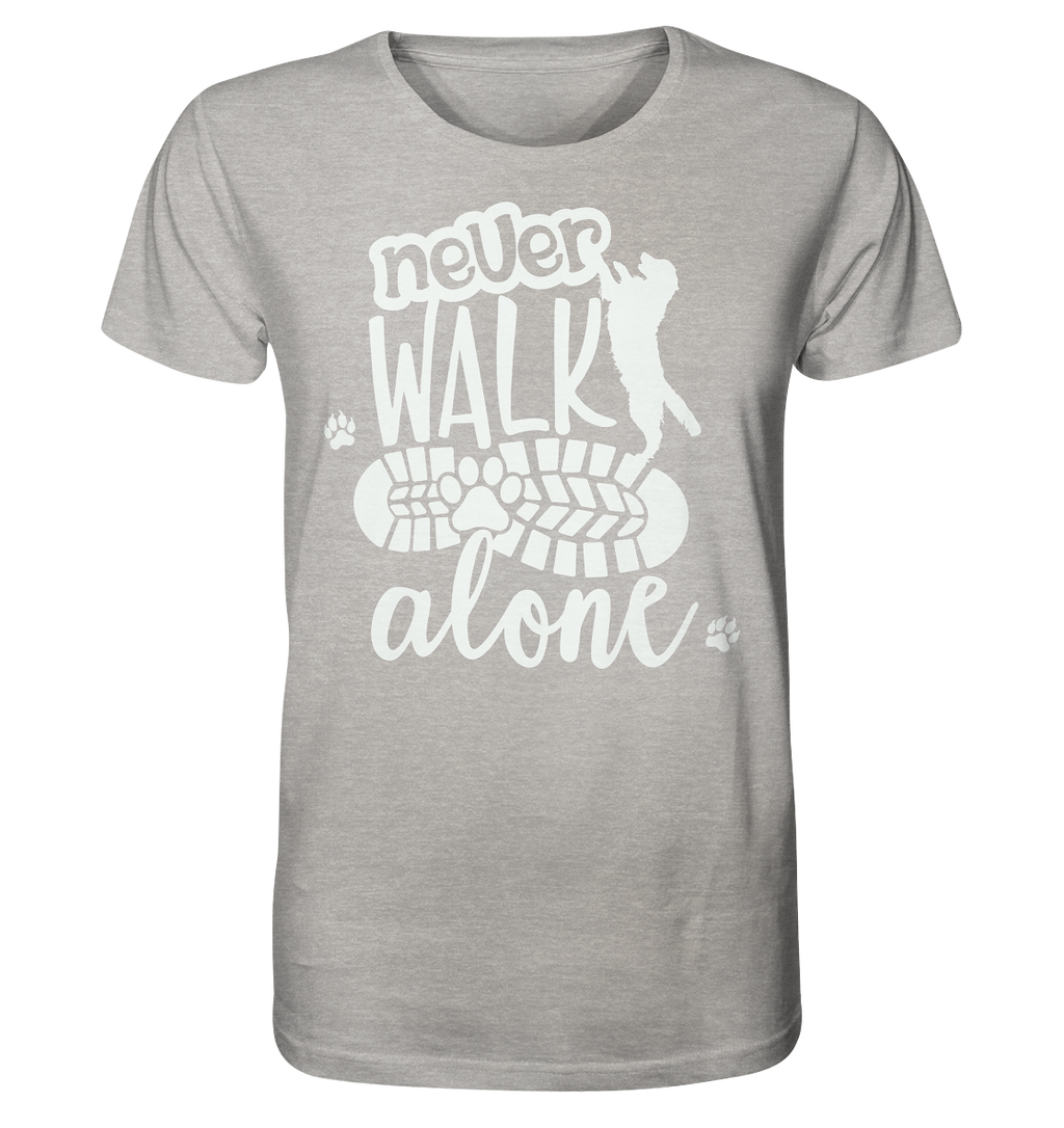 Hundefreunde You never walk alone - personalisierbar - Organic Shirt