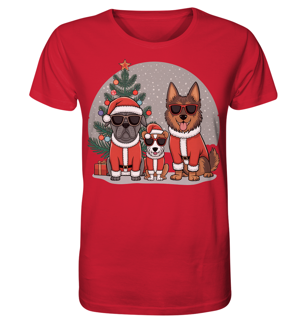 Ugly Christmas Weihnachts Hunde  - Organic Shirt