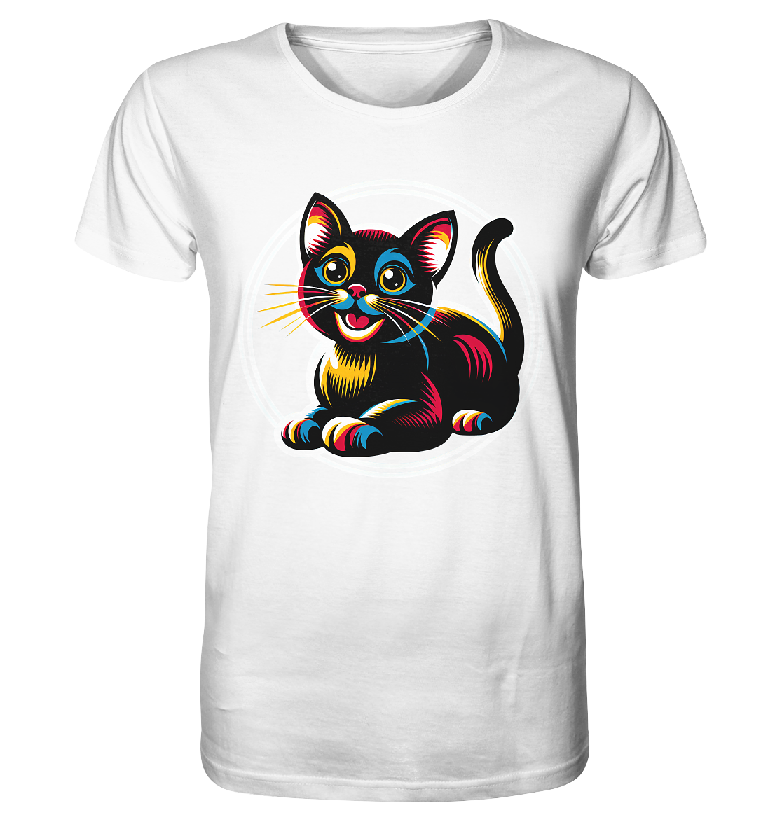 Kätzchen Pop Art - personalisierbar - Organic Shirt