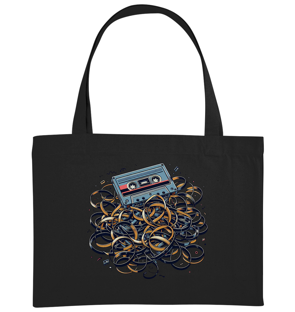 80s Kasettentape - Organic Shopping-Bag