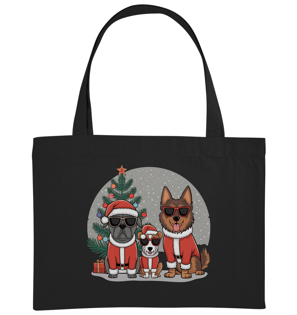 Ugly Christmas Weihnachts Hunde  - Organic Shopping-Bag
