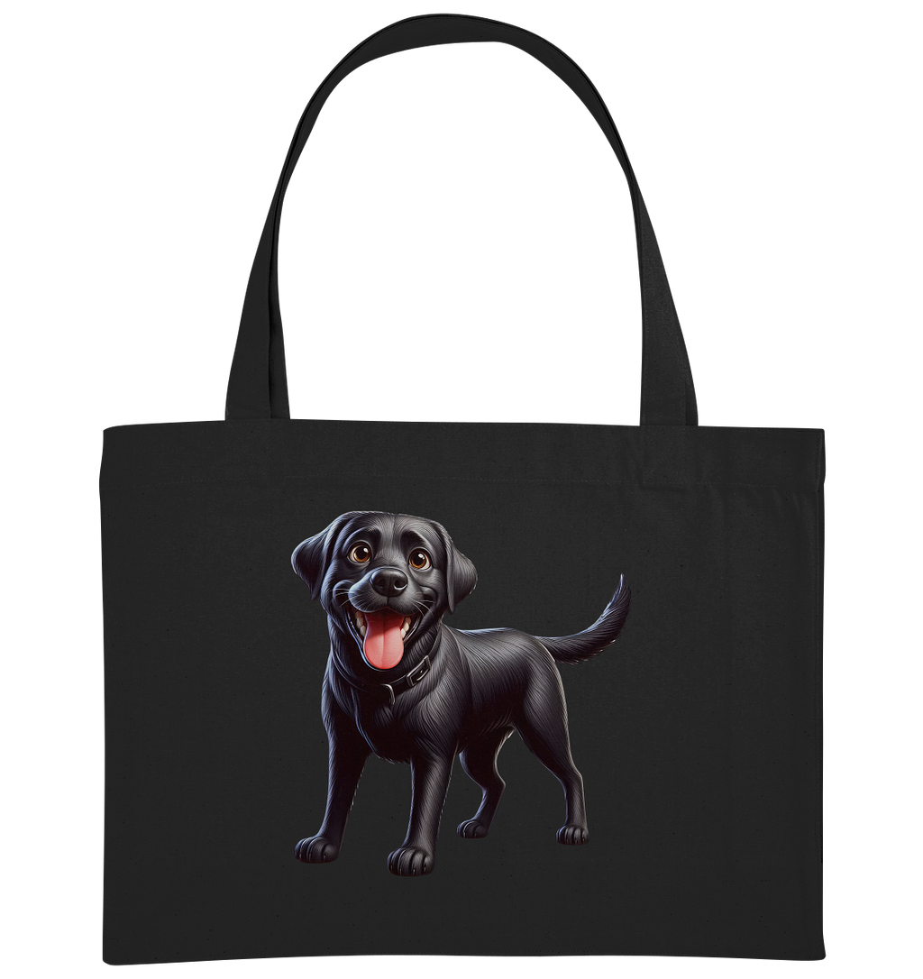 Cartoon Labrador Retreiver - personalisierbar - Organic Shopping-Bag