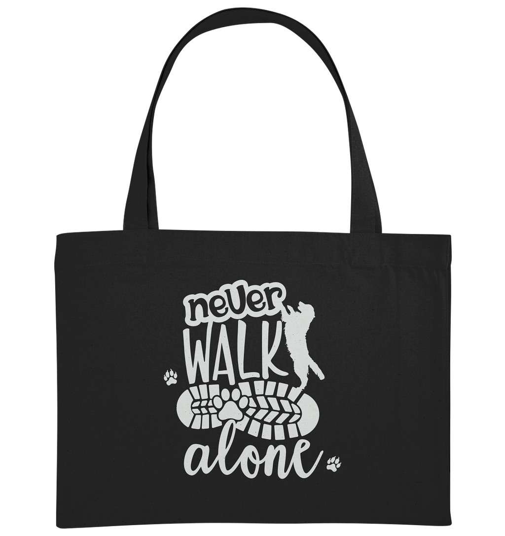 Hundefreunde You never walk alone - personalisierbar - Organic Shopping-Bag