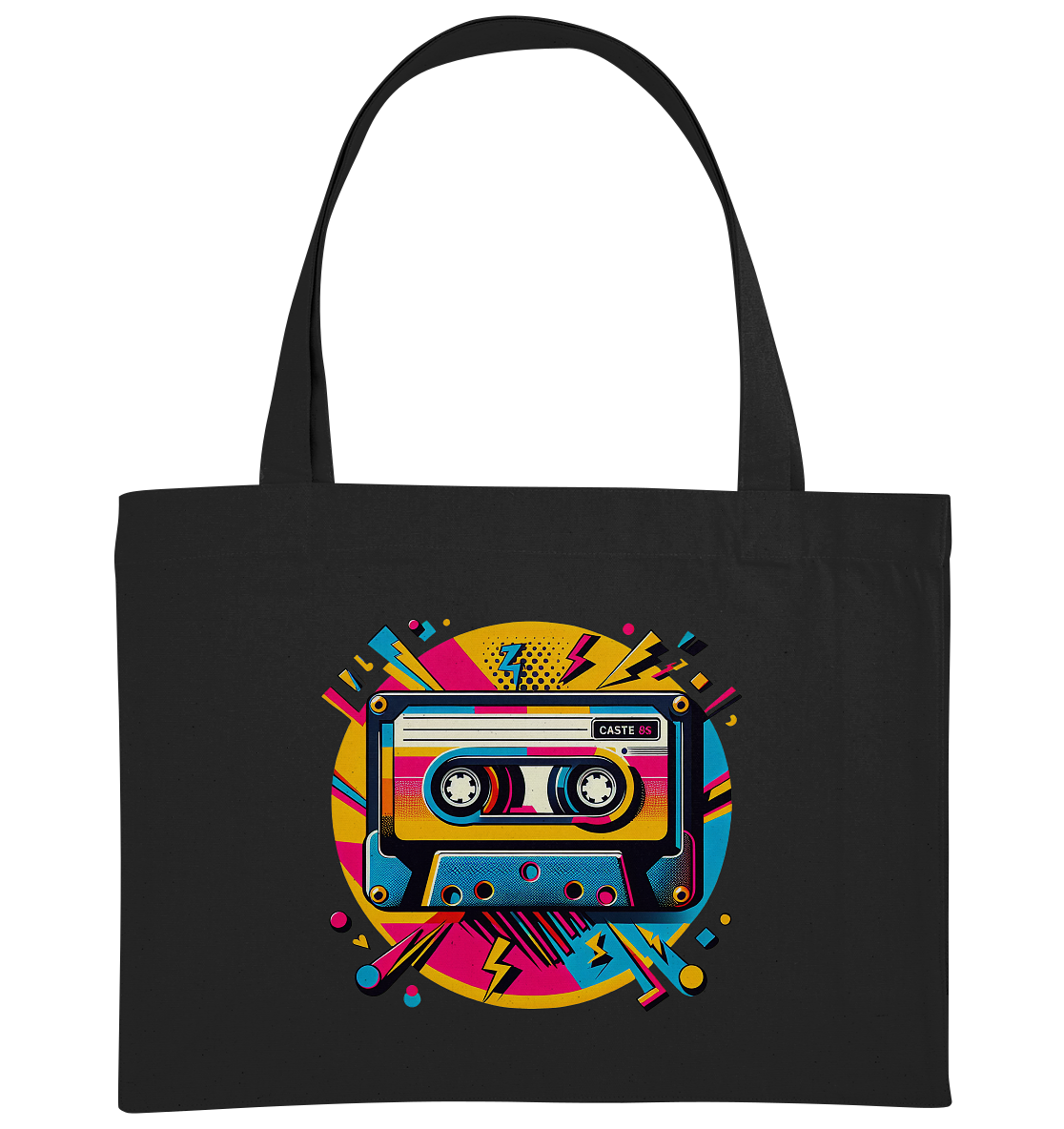80s Kasettentape - Organic Shopping-Bag