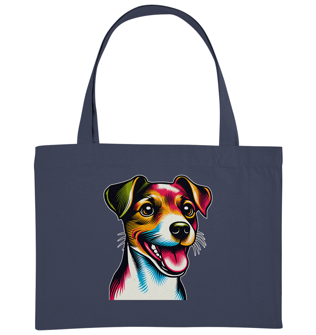 Jack Russell Terrier Pop Art - Organic Shopping-Bag