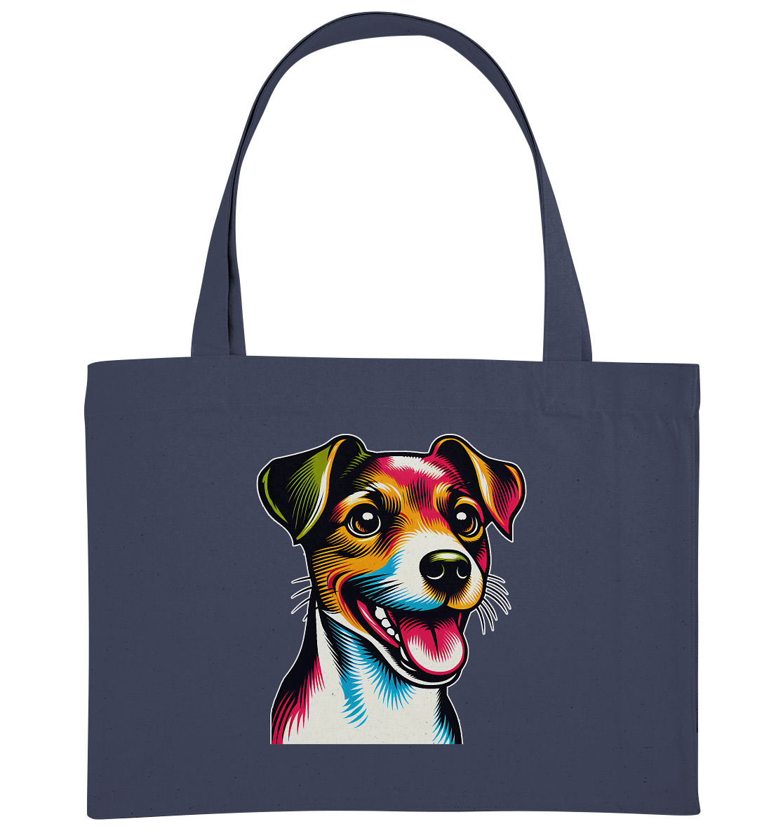 Jack Russell Terrier Pop Art - Organic Shopping-Bag