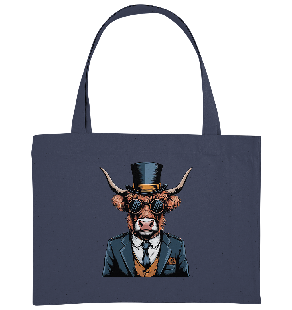 Highland Cow Steampunk - Organic Shopping-Bag