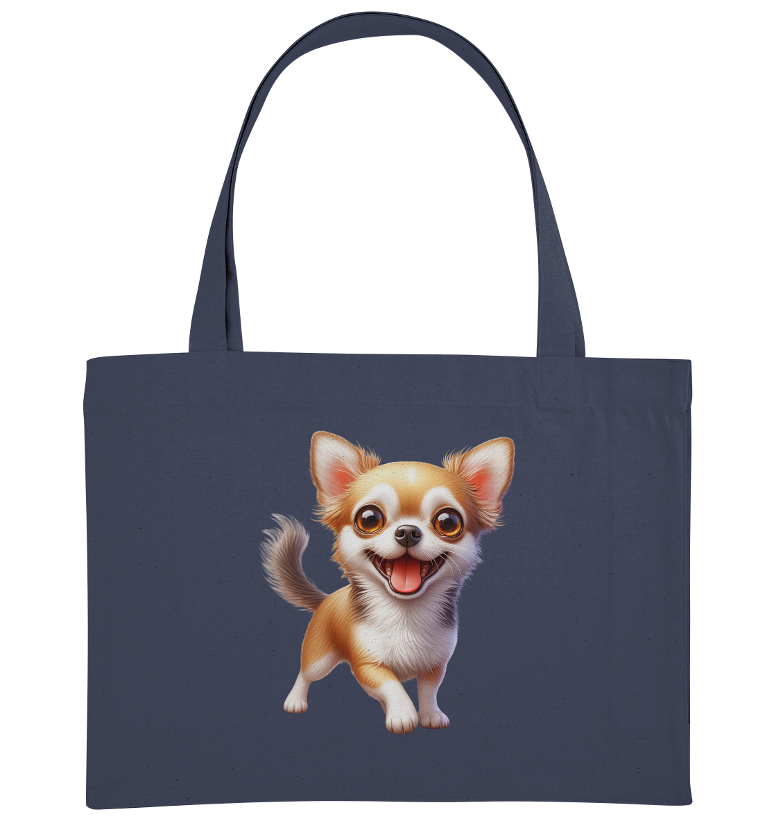 Chihuahua Cartoon - personalisierbar - Organic Shopping-Bag