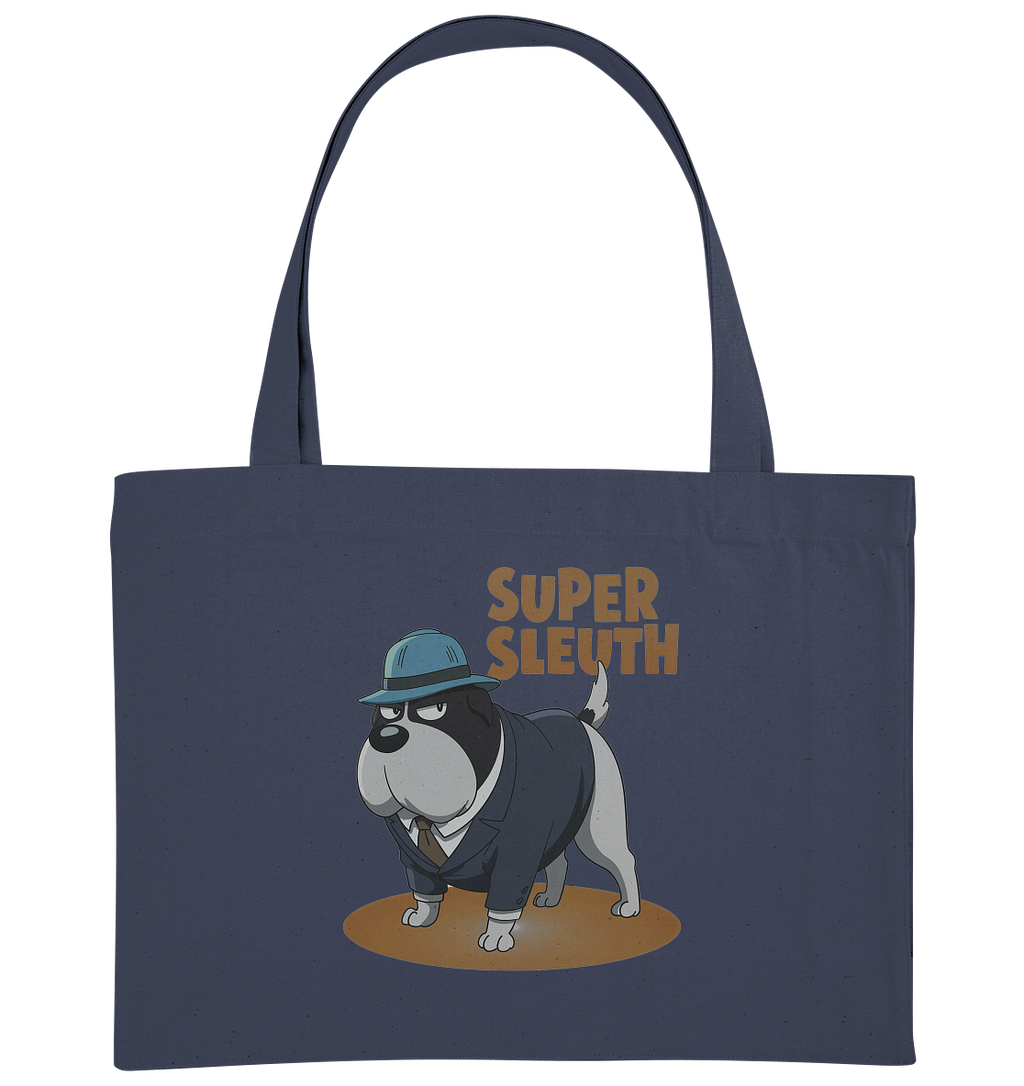 Hund Super Sleuth Detektiv - Organic Shopping-Bag